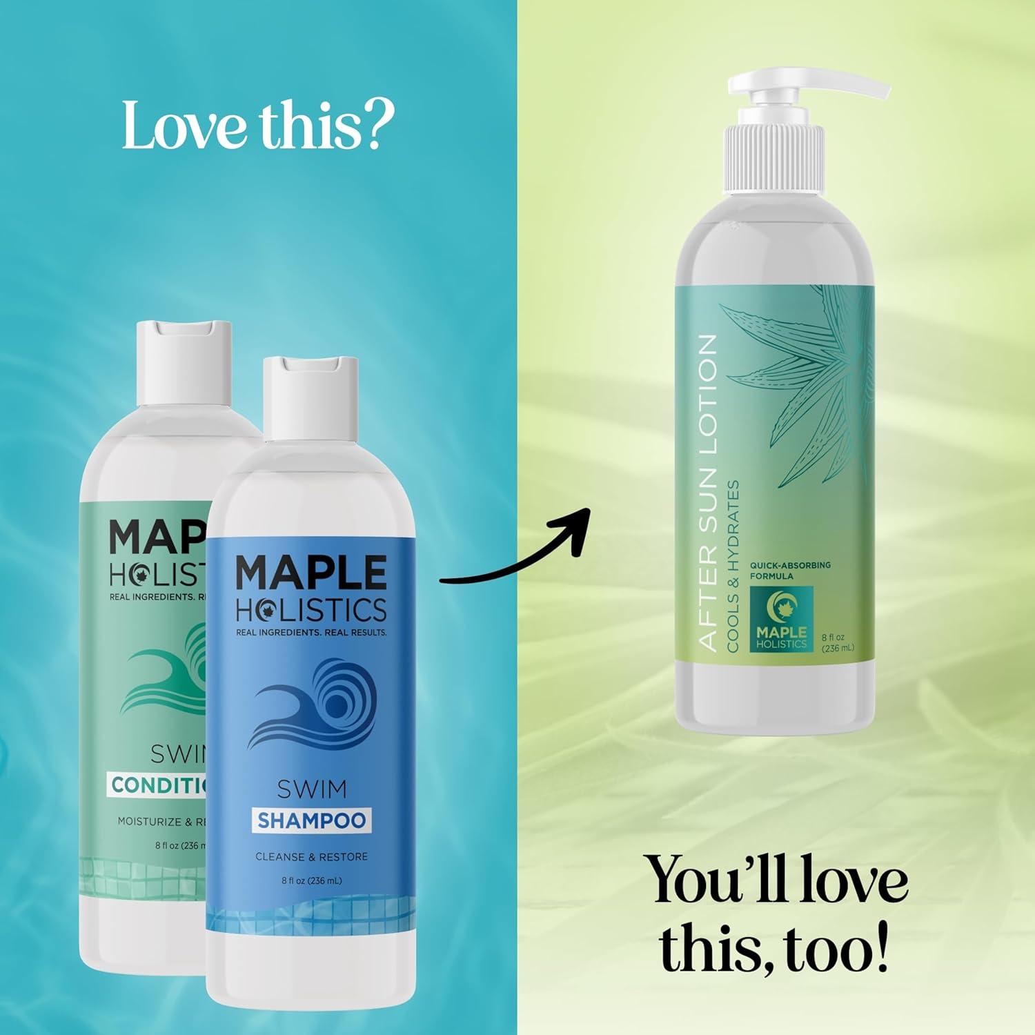 image:imageAfter Swim Shampoo and Conditioner Set Chlorine Shampoo and Conditioner for Swimmers with Tea Tree and Rosemary Oil Clarifying Shampoo for Hard Water Chlorine and Saltwater with Replenishing Oils