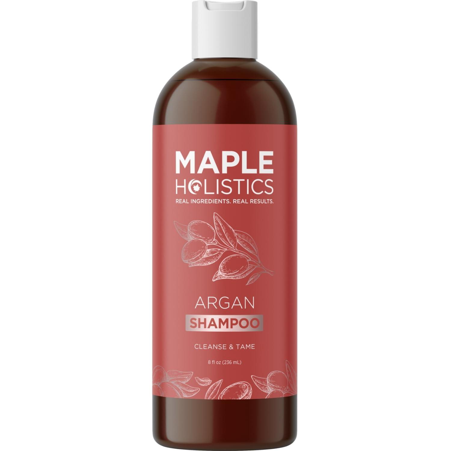 image:imageArgan Oil Shampoo for Dry Hair Sulfate Free Shampoo for Damaged Hair and Frizz with Argan Oil for Hair Volumizing Shampoo for Hair Shine and Volume Featuring Ultra Moisturizing Natural OilsVanilla Honey