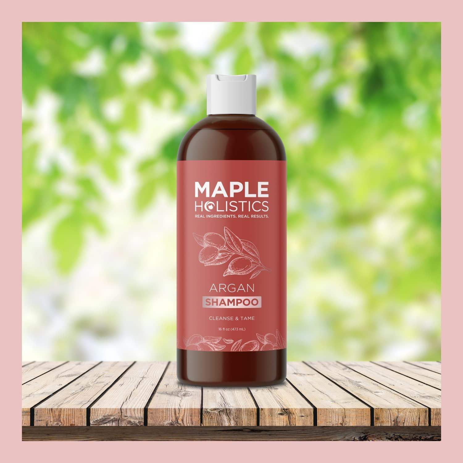 image:imageArgan Oil Shampoo for Dry Hair Sulfate Free Shampoo for Damaged Hair and Frizz with Argan Oil for Hair Volumizing Shampoo for Hair Shine and Volume Featuring Ultra Moisturizing Natural OilsArgan oil Shampoo