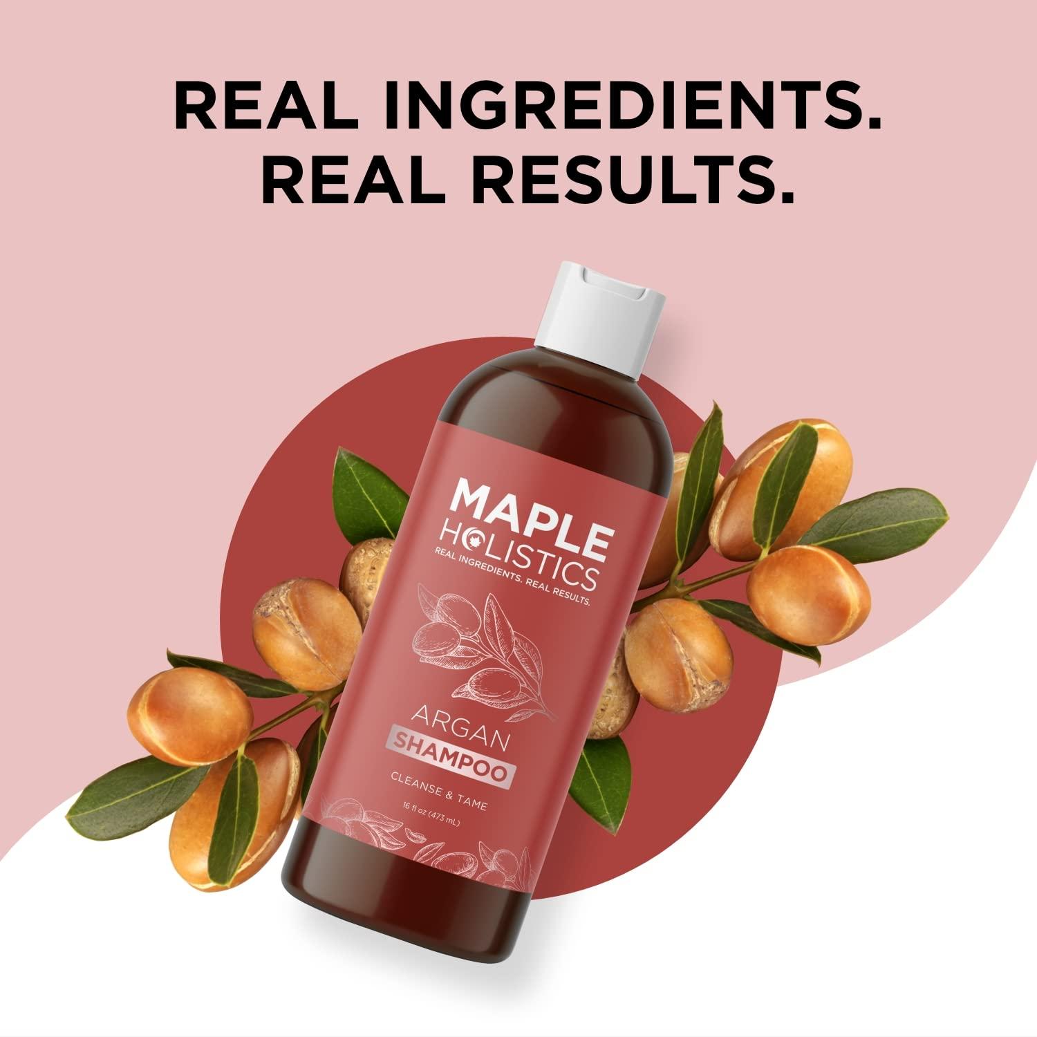 image:imageArgan Oil Shampoo for Dry Hair Sulfate Free Shampoo for Damaged Hair and Frizz with Argan Oil for Hair Volumizing Shampoo for Hair Shine and Volume Featuring Ultra Moisturizing Natural OilsArgan oil Shampoo