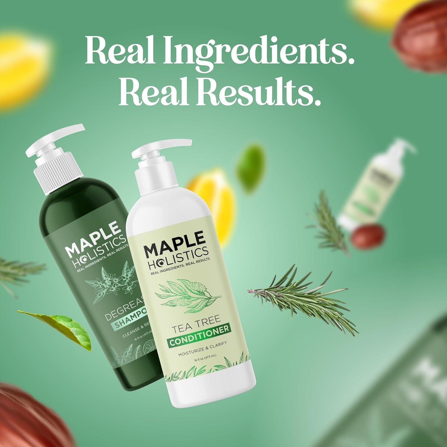 image:imageArgan Oil of Morocco Shampoo and Conditioner Sulfate Free Shampoo and Conditioner Set for Color Treated Hair Volumizing Shampoo and Conditioner for Men and Women for Curly Frizzy Dry Damaged HairTea Tree Degrease
