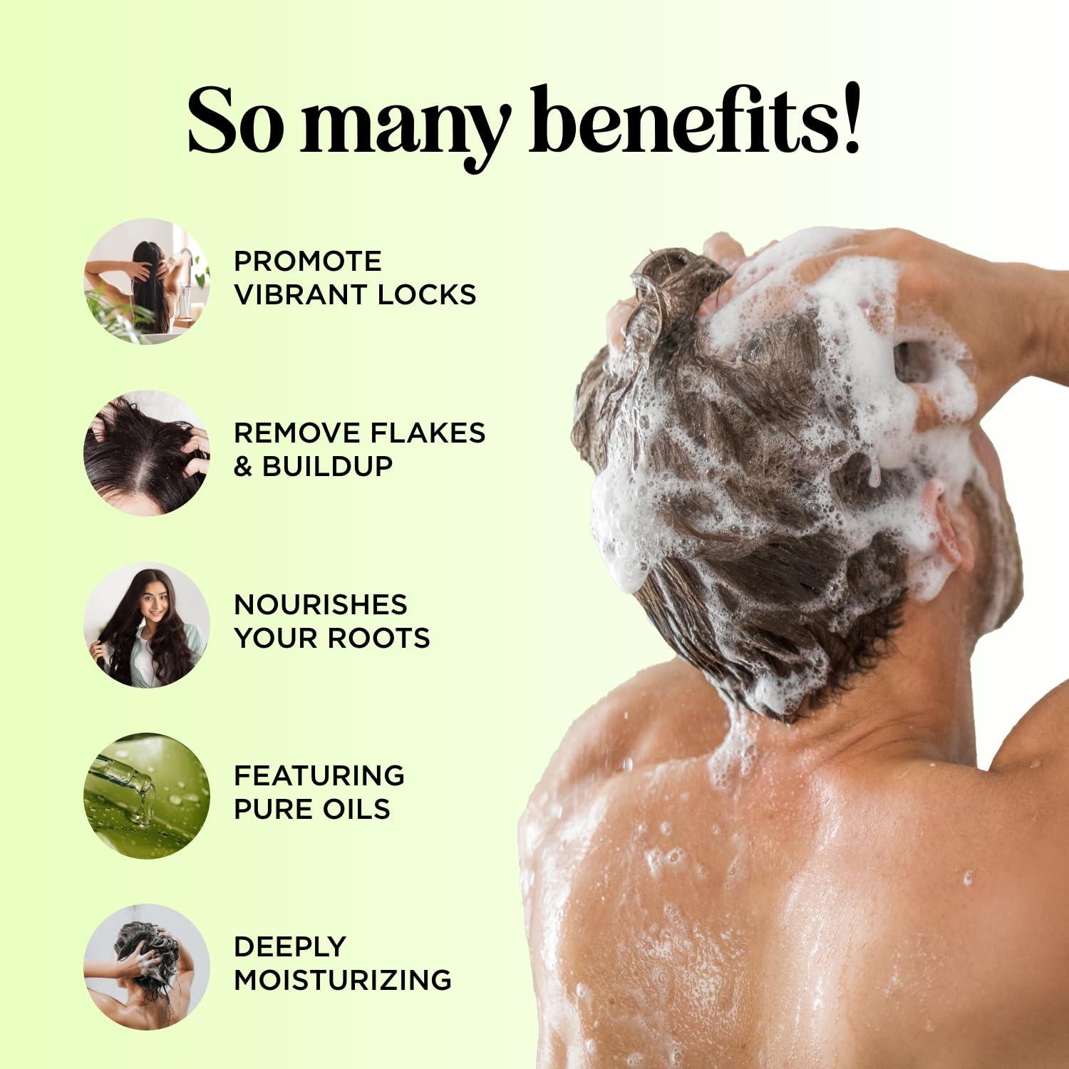 image:imageArgan Oil of Morocco Shampoo and Conditioner Sulfate Free Shampoo and Conditioner Set for Color Treated Hair Volumizing Shampoo and Conditioner for Men and Women for Curly Frizzy Dry Damaged HairTea Tree Sage