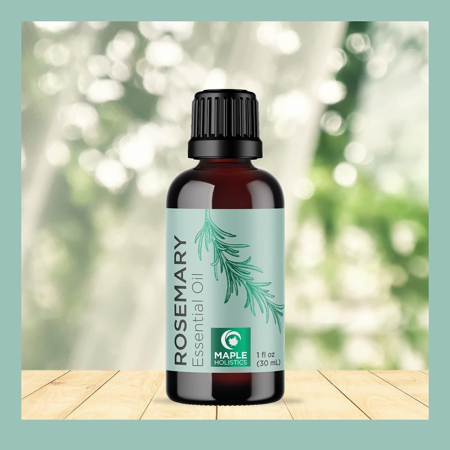image:imageAromatherapy Essential Oils Set for Diffuser Pure Rosemary Essential Oil and Lavender Essential Oil Set Undiluted Lavender and Rosemary Pure Essential Oils for Hair Skin and Nails Plus Scalp Care