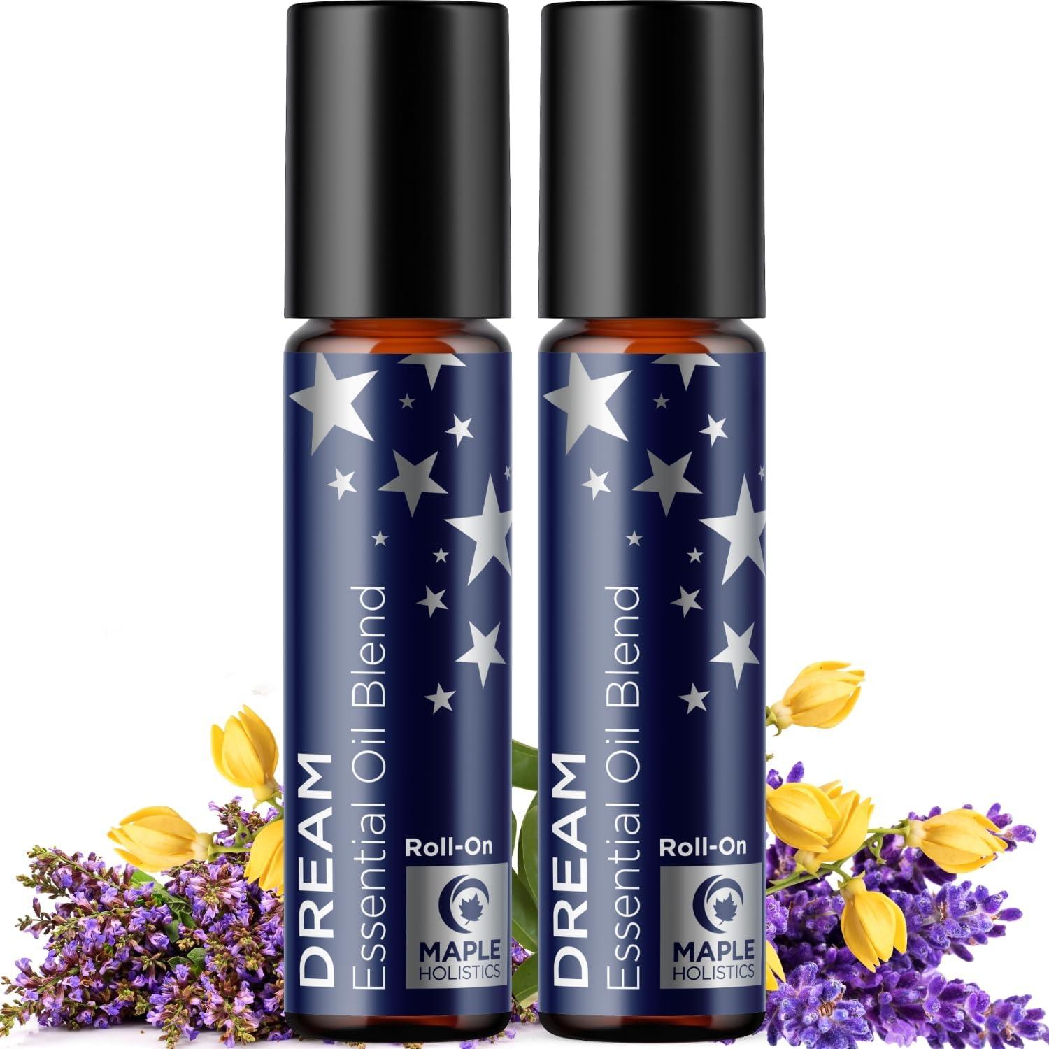 image:imageAromatherapy Roll on Essential Oils Set Wellness Essential Oils Set Variety Pack with Focus Uplift amp Breathe Essential Oil Rollers Fun amp Cute Wellness Gift for Young Women and Teens 3 PackDream
