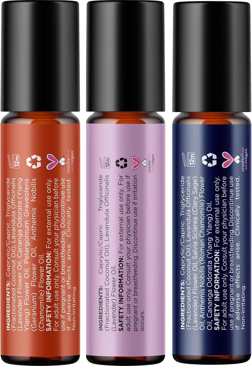 image:imageAromatherapy Roll on Essential Oils Set Wellness Essential Oils Set Variety Pack with Focus Uplift amp Breathe Essential Oil Rollers Fun amp Cute Wellness Gift for Young Women and Teens 3 PackCalm