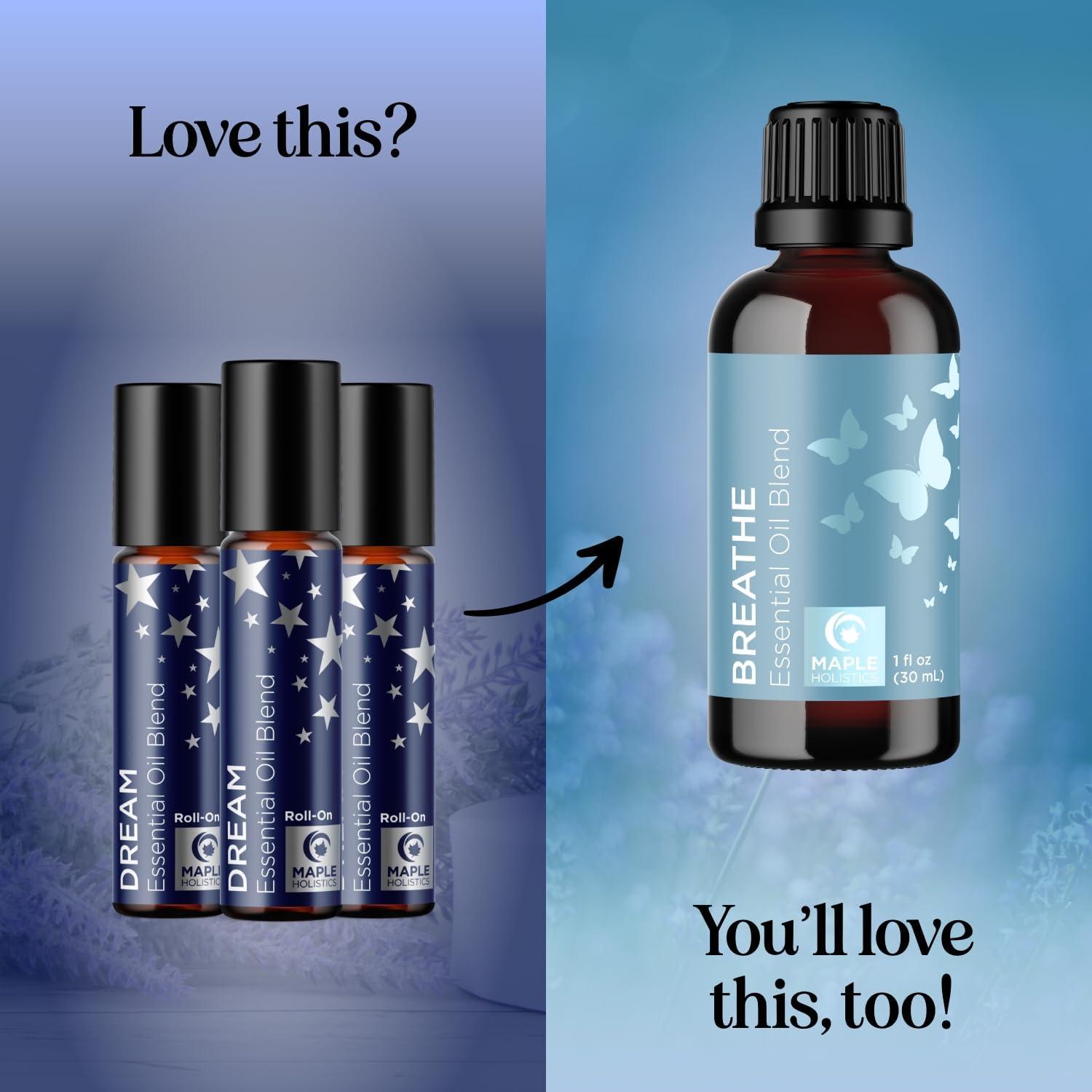 image:imageAromatherapy Roll on Essential Oils Set Wellness Essential Oils Set Variety Pack with Focus Uplift amp Breathe Essential Oil Rollers Fun amp Cute Wellness Gift for Young Women and Teens 3 PackDream