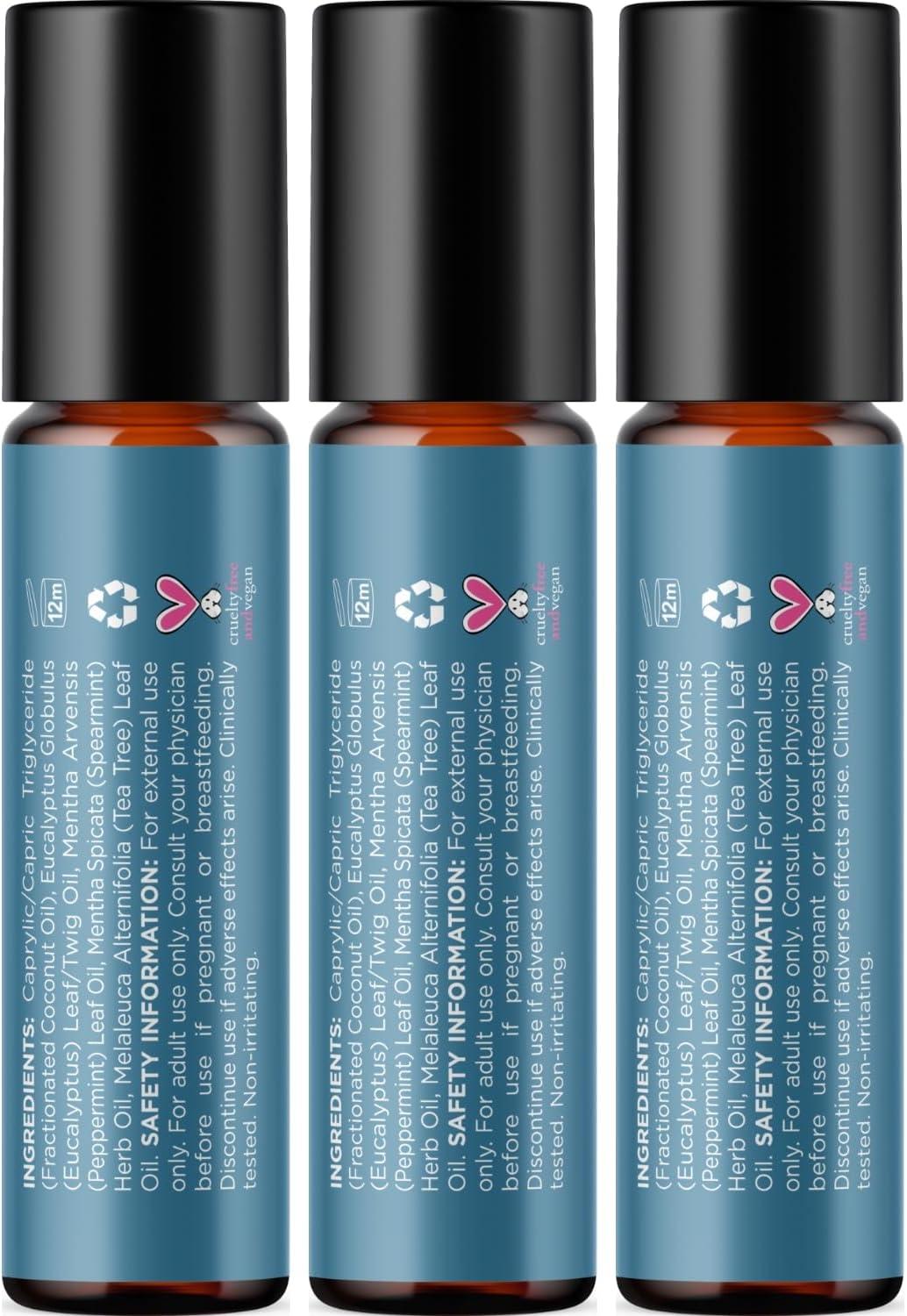 image:imageAromatherapy Roll on Essential Oils Set Wellness Essential Oils Set Variety Pack with Focus Uplift amp Breathe Essential Oil Rollers Fun amp Cute Wellness Gift for Young Women and Teens 3 PackBreathe