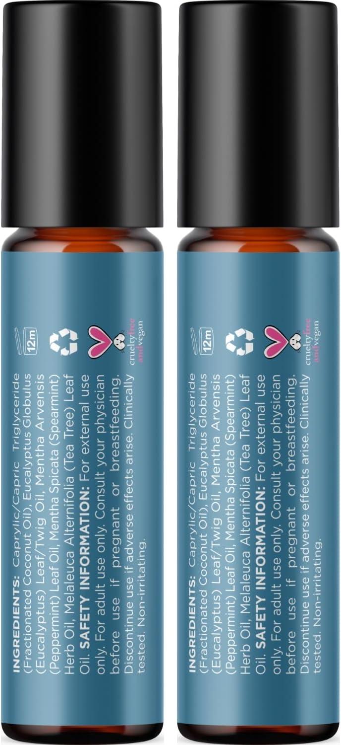 image:imageAromatherapy Roll on Essential Oils Set Wellness Essential Oils Set Variety Pack with Focus Uplift amp Breathe Essential Oil Rollers Fun amp Cute Wellness Gift for Young Women and Teens 3 PackBreathe