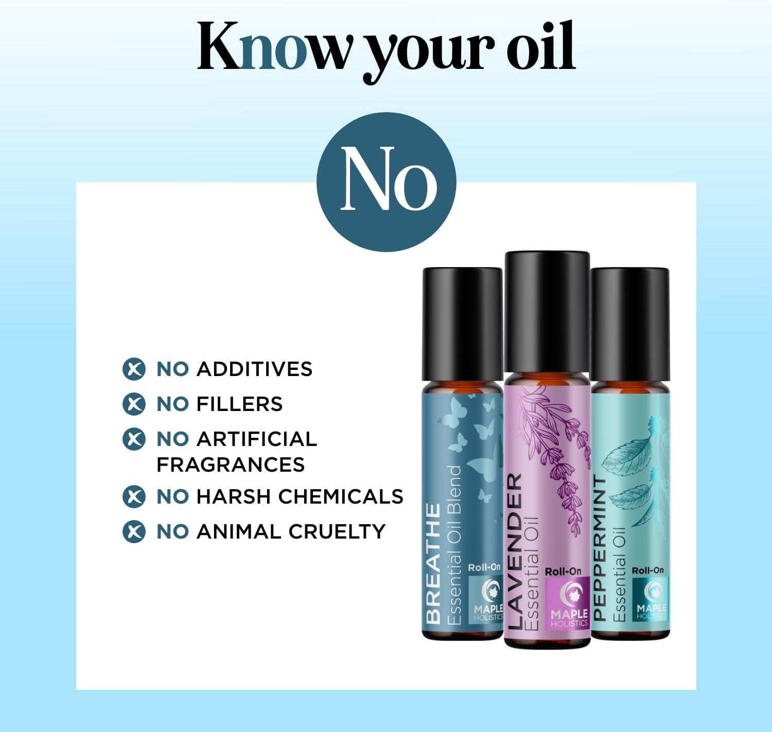 image:imageAromatherapy Roll on Essential Oils Set Wellness Essential Oils Set Variety Pack with Focus Uplift amp Breathe Essential Oil Rollers Fun amp Cute Wellness Gift for Young Women and Teens 3 PackInhale