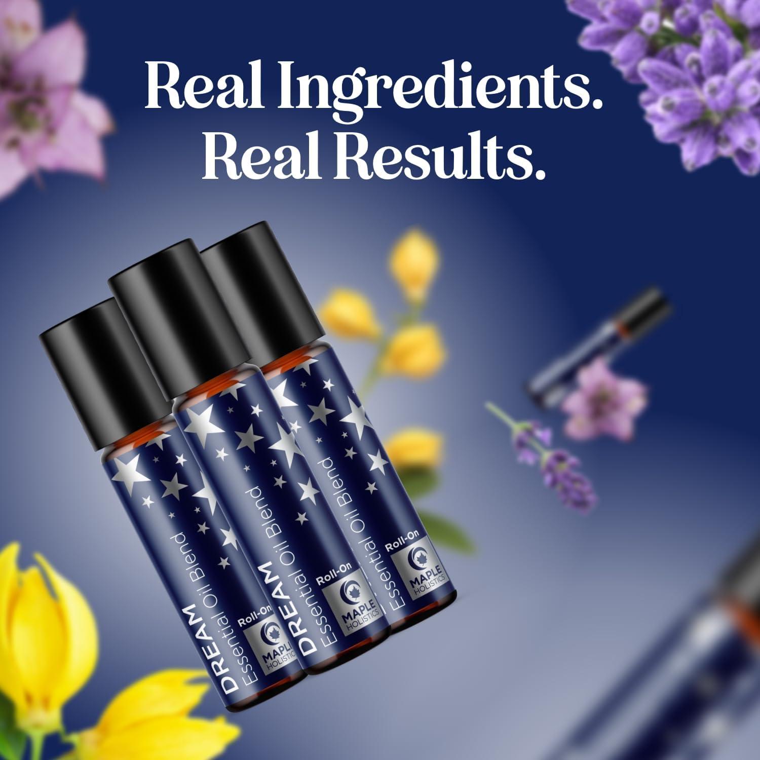 image:imageAromatherapy Roll on Essential Oils Set Wellness Essential Oils Set Variety Pack with Focus Uplift amp Breathe Essential Oil Rollers Fun amp Cute Wellness Gift for Young Women and Teens 3 PackDream