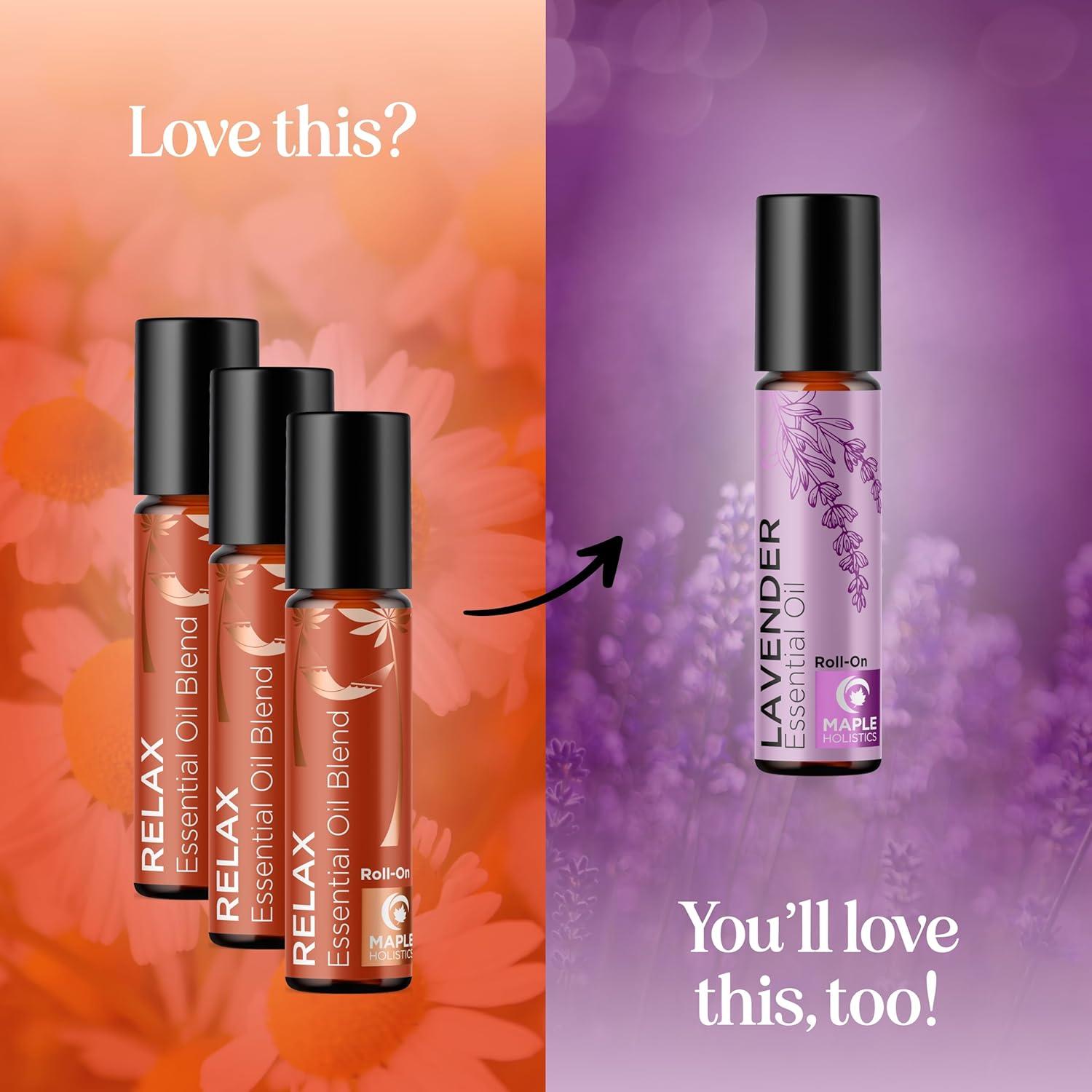 image:imageAromatherapy Roll on Essential Oils Set Wellness Essential Oils Set Variety Pack with Focus Uplift amp Breathe Essential Oil Rollers Fun amp Cute Wellness Gift for Young Women and Teens 3 PackRelax