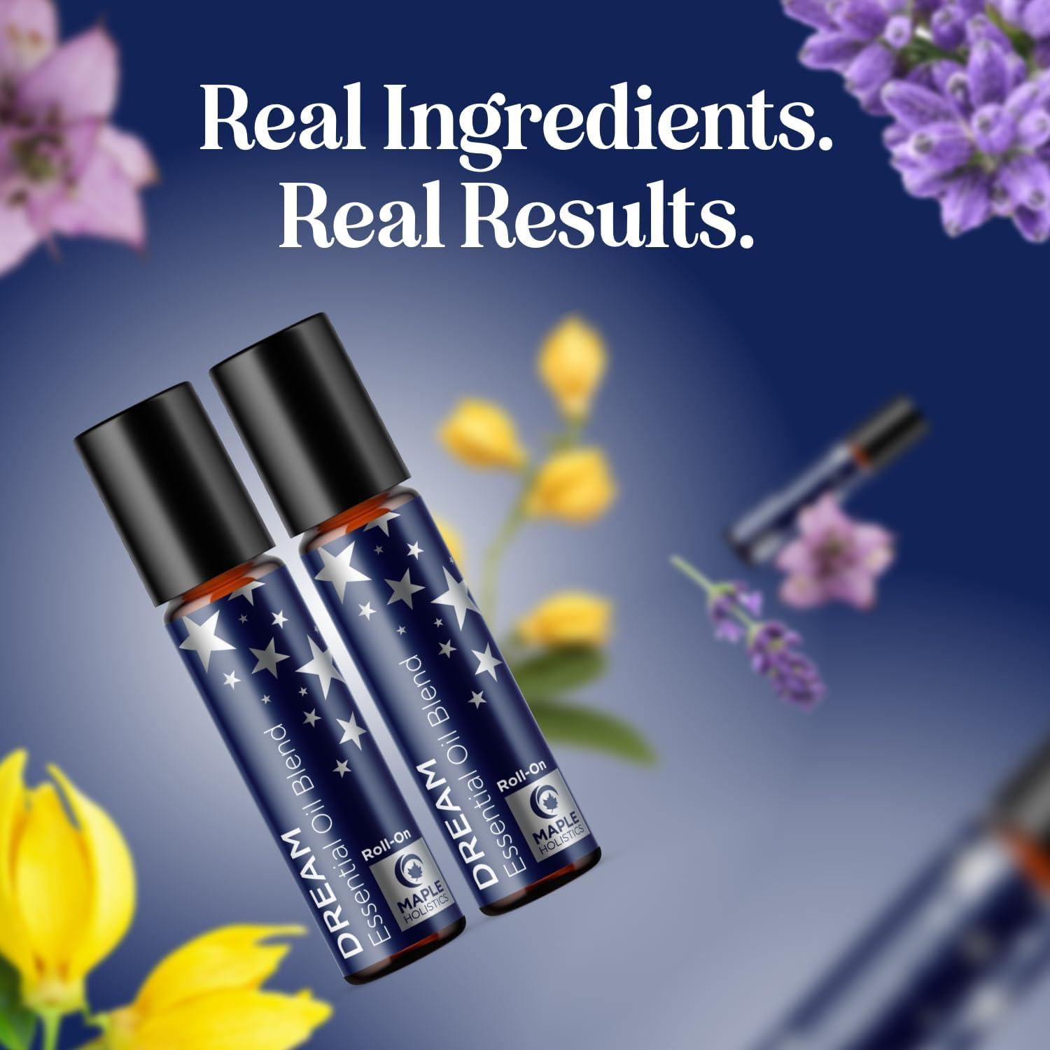 image:imageAromatherapy Roll on Essential Oils Set Wellness Essential Oils Set Variety Pack with Focus Uplift amp Breathe Essential Oil Rollers Fun amp Cute Wellness Gift for Young Women and Teens 3 PackDream