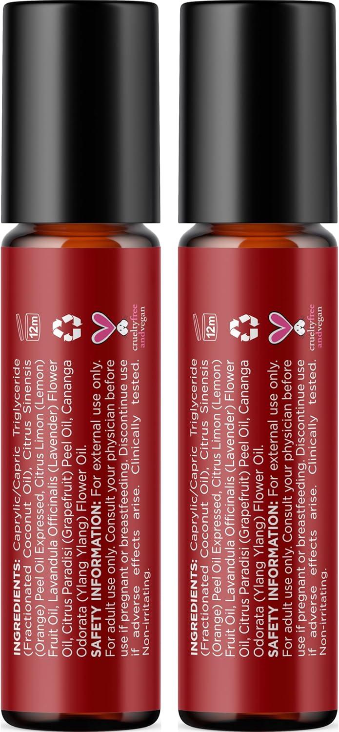 image:imageAromatherapy Roll on Essential Oils Set Wellness Essential Oils Set Variety Pack with Focus Uplift amp Breathe Essential Oil Rollers Fun amp Cute Wellness Gift for Young Women and Teens 3 PackUplift