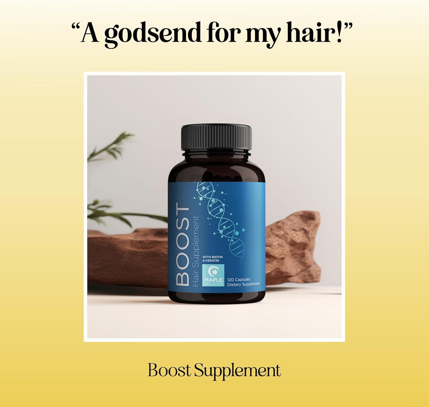 image:imageBiotin 10000mcg and Collagen Supplement Hair Growth Supplement with Saw Palmetto for Women amp Men Horsetail Biotin Collagen Keratin and More DHT Blocker Hair Growth Vitamins for Women amp Men 1 Month120 Count Pack of 1