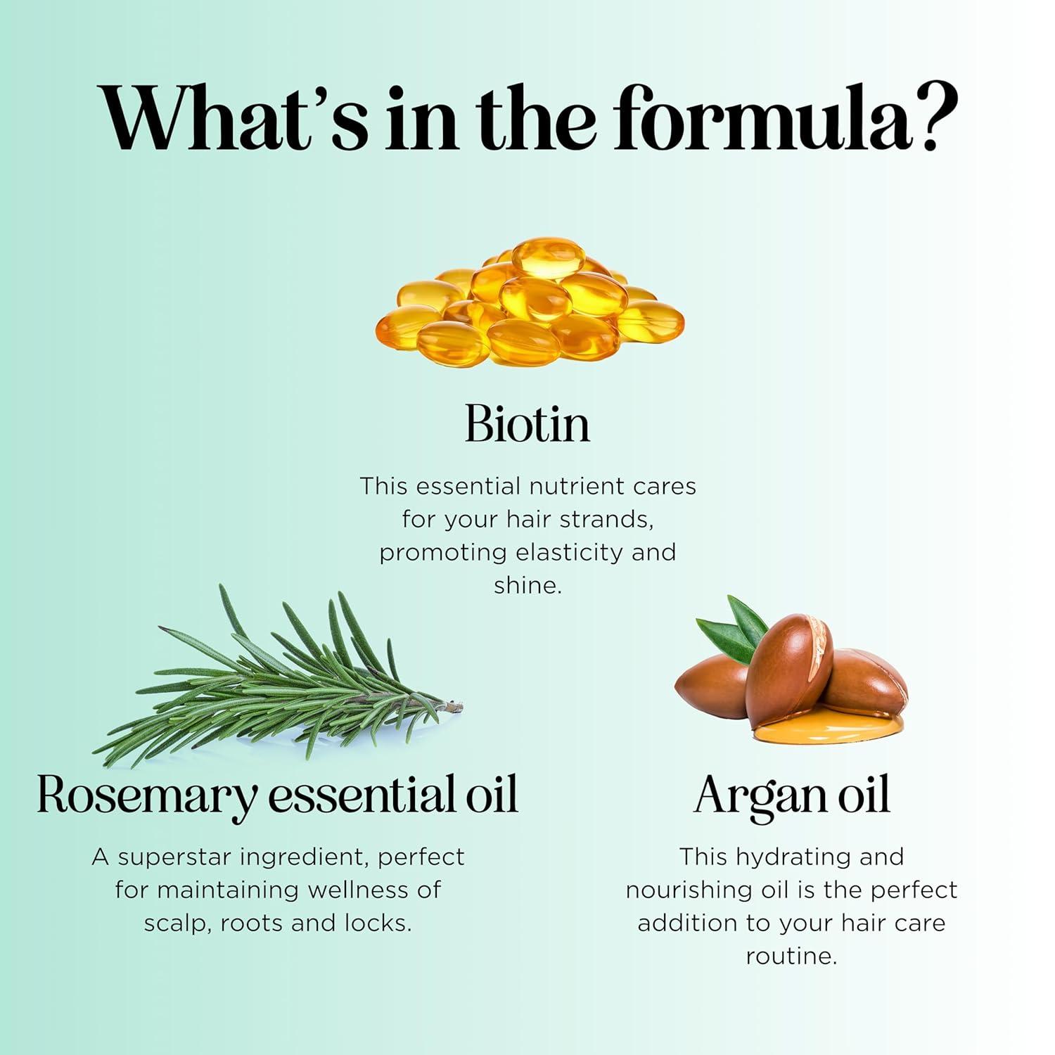 image:imageBiotin Conditioner for Thinning Hair Volumizing Conditioner for Fine Thin amp Weak Hair Sulfate Paraben amp Silicone Free with Nourishing Plant Proteins Argan Oil Green Tea amp B Vitamins 16 Fl OzBiotin Rosemary