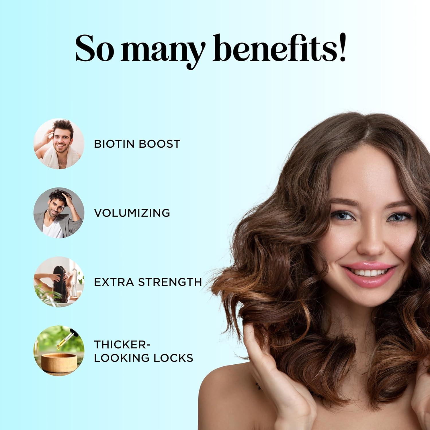 image:imageBiotin Conditioner for Thinning Hair Volumizing Conditioner for Fine Thin amp Weak Hair Sulfate Paraben amp Silicone Free with Nourishing Plant Proteins Argan Oil Green Tea amp B Vitamins 16 Fl OzBiotin