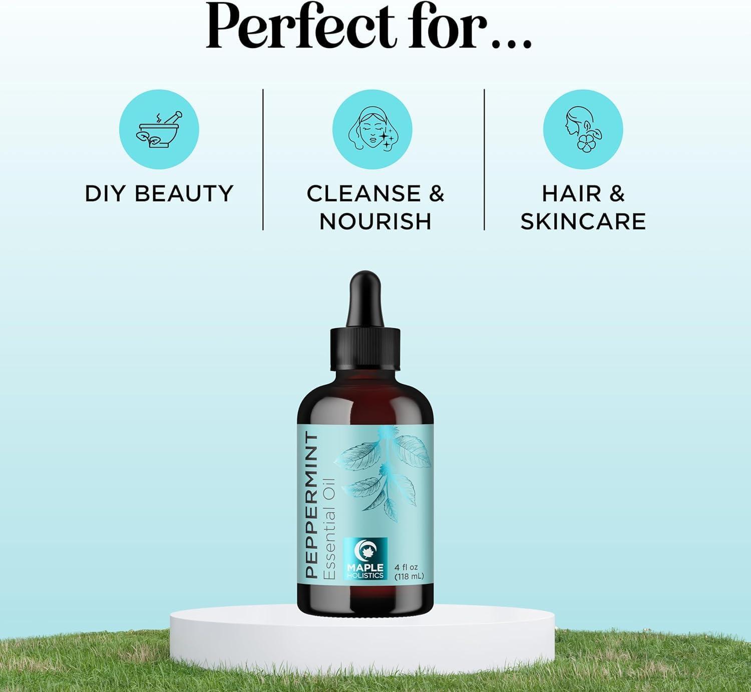 image:imageBreathe Essential Oil for Diffuser Invigorating and Refreshing Breathe Essential Oil Blend with Eucalyptus Peppermint Tea Tree and Mint for Diffusers for Home and Shower Aromatherapy 1 Fl OzPeppermint