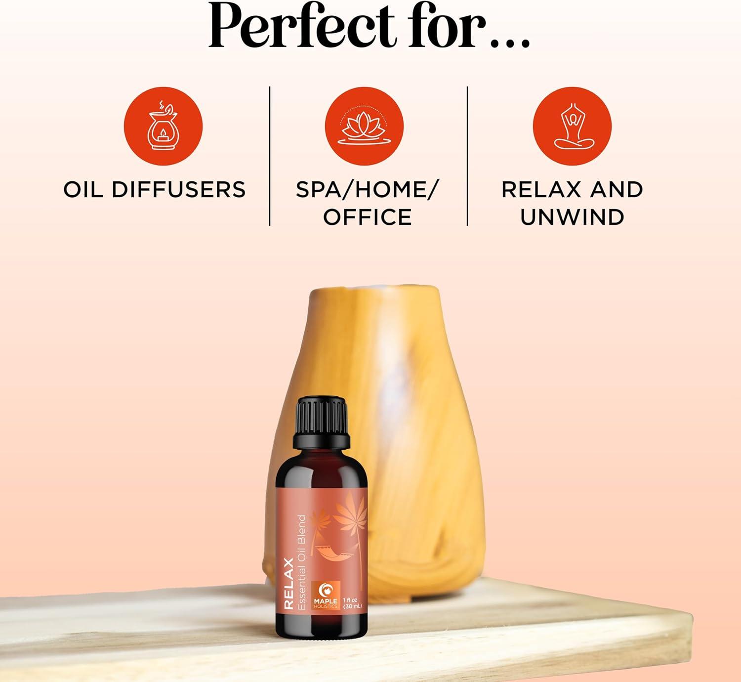 image:imageBreathe Essential Oil for Diffuser Invigorating and Refreshing Breathe Essential Oil Blend with Eucalyptus Peppermint Tea Tree and Mint for Diffusers for Home and Shower Aromatherapy 1 Fl OzRelax