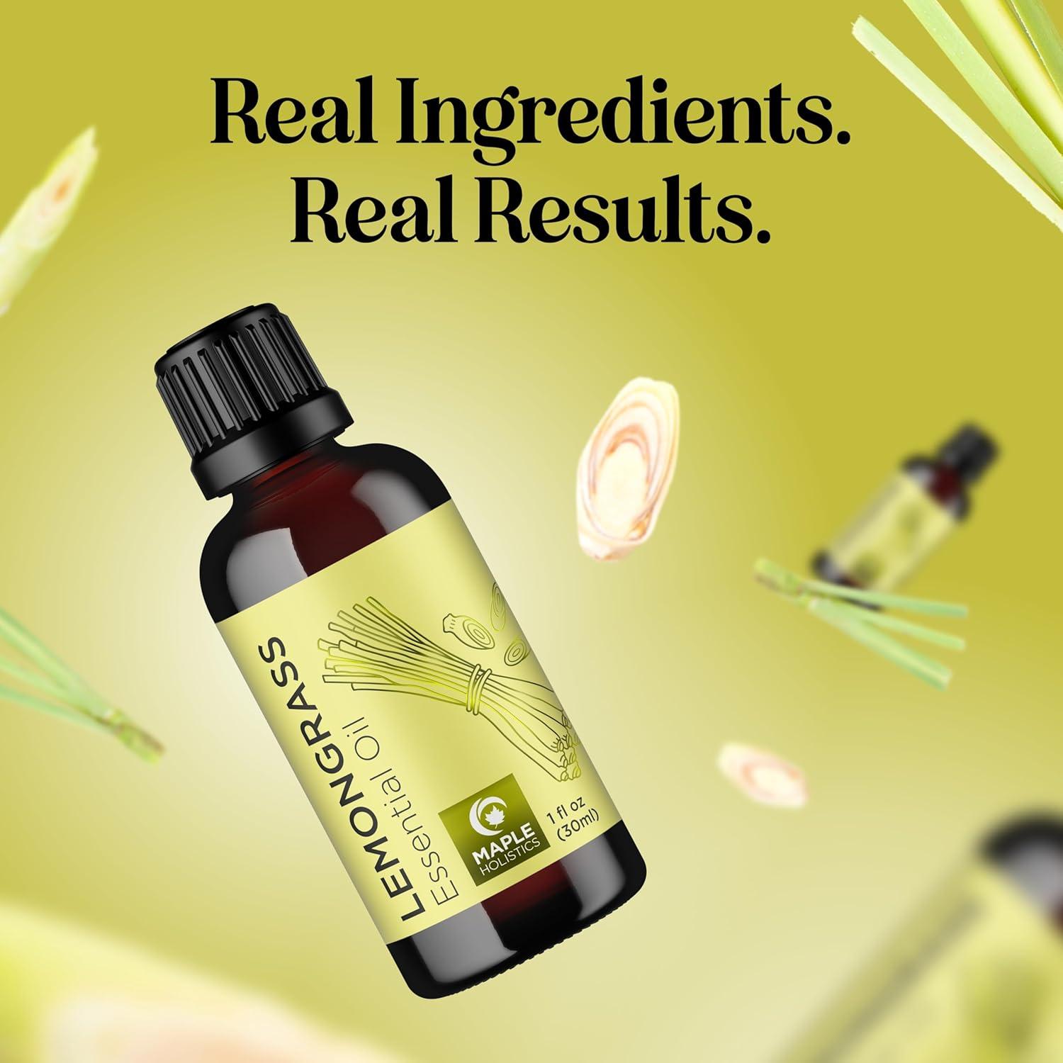 image:imageBreathe Essential Oil for Diffuser Invigorating and Refreshing Breathe Essential Oil Blend with Eucalyptus Peppermint Tea Tree and Mint for Diffusers for Home and Shower Aromatherapy 1 Fl OzLemongrass