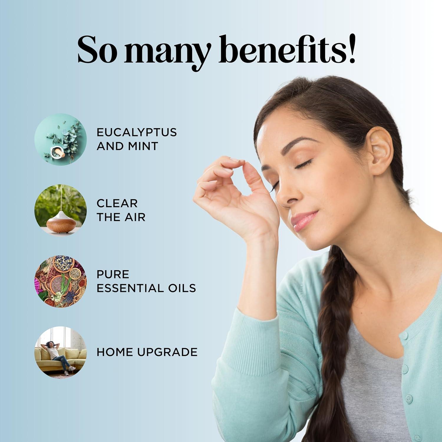 image:imageBreathe Essential Oil for Diffuser Invigorating and Refreshing Breathe Essential Oil Blend with Eucalyptus Peppermint Tea Tree and Mint for Diffusers for Home and Shower Aromatherapy 1 Fl OzBreathe