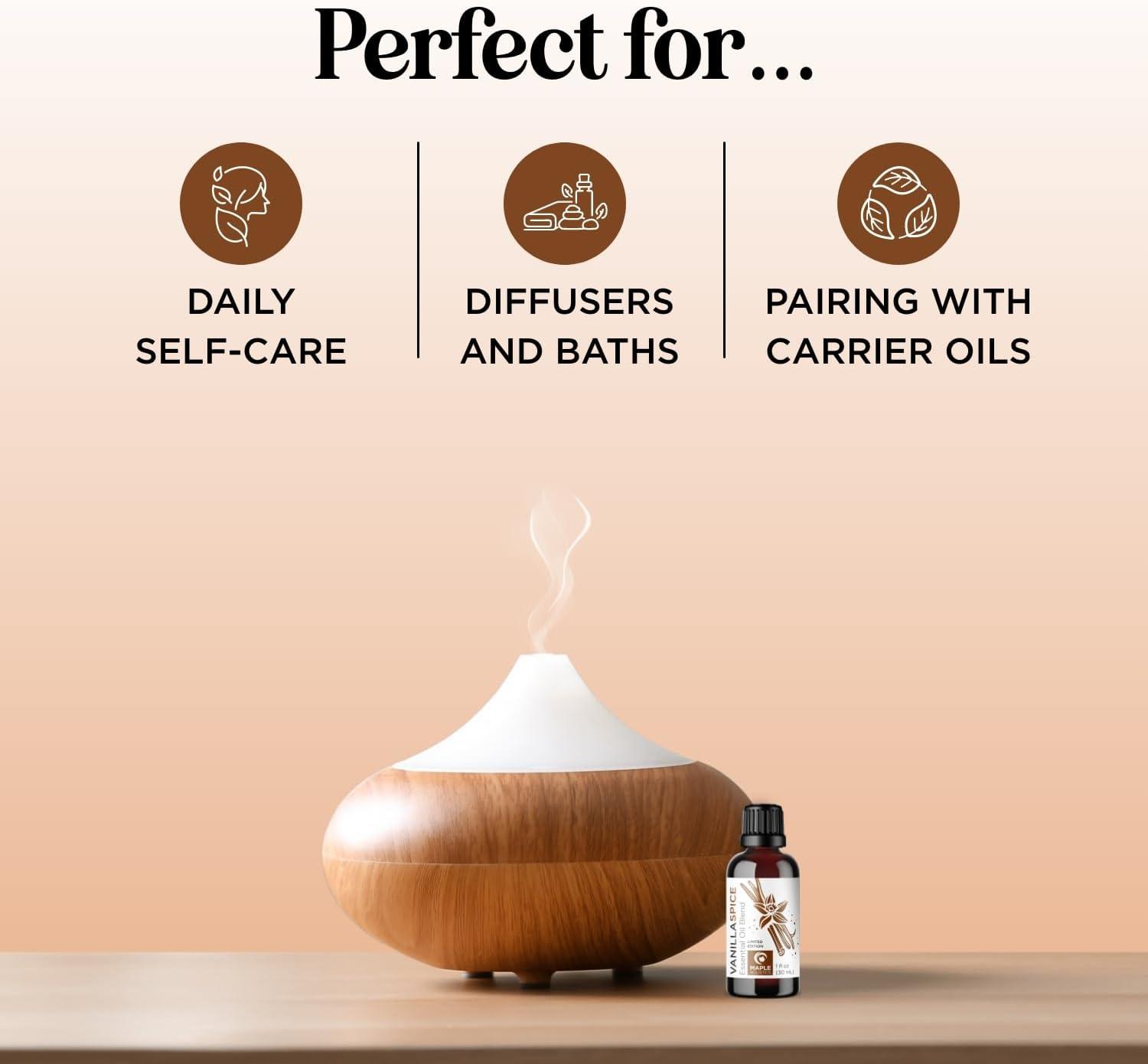 image:imageBreathe Essential Oil for Diffuser Invigorating and Refreshing Breathe Essential Oil Blend with Eucalyptus Peppermint Tea Tree and Mint for Diffusers for Home and Shower Aromatherapy 1 Fl OzVanilla