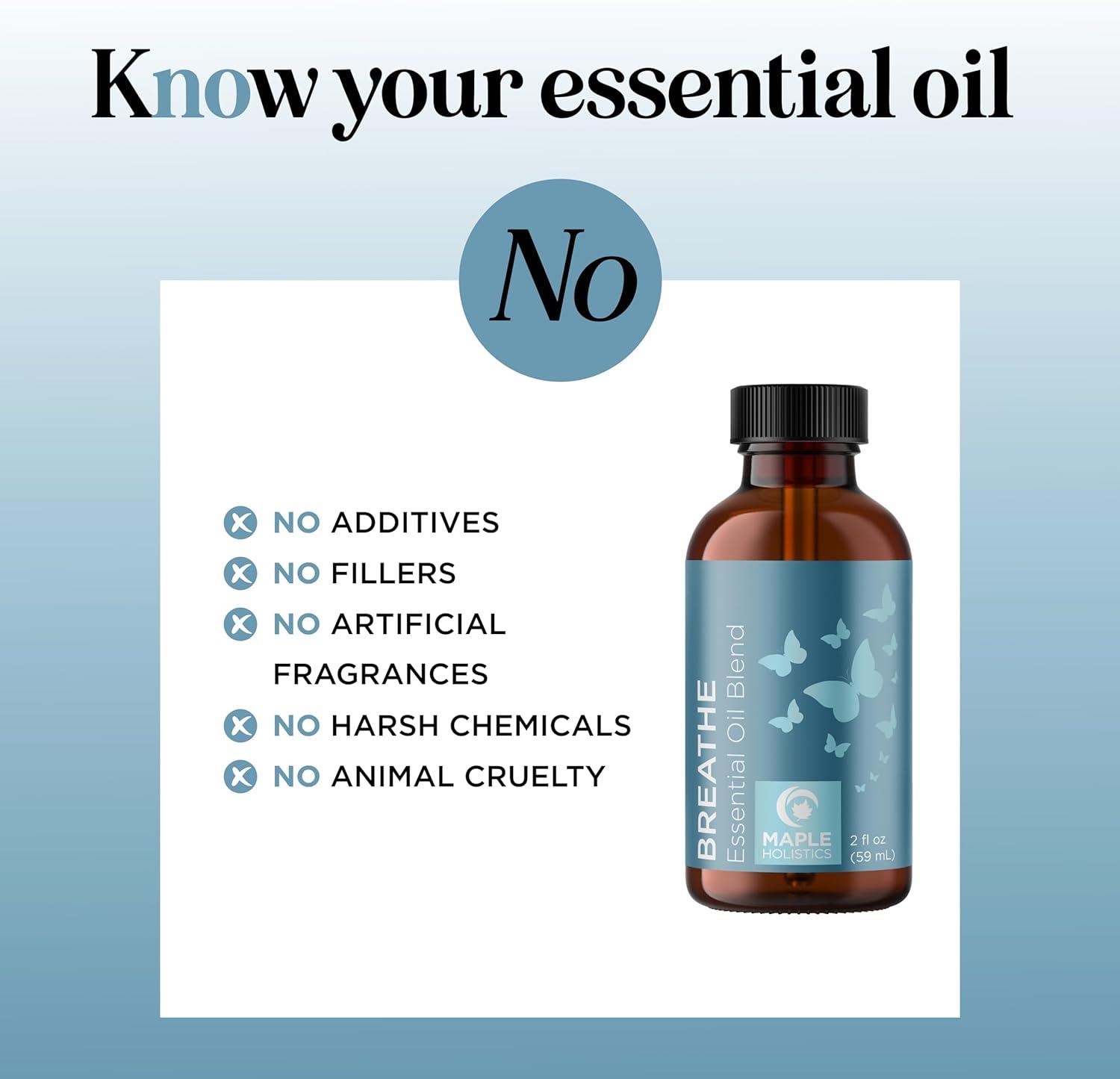 image:imageBreathe Essential Oil for Diffuser Invigorating and Refreshing Breathe Essential Oil Blend with Eucalyptus Peppermint Tea Tree and Mint for Diffusers for Home and Shower Aromatherapy 1 Fl OzBreathe
