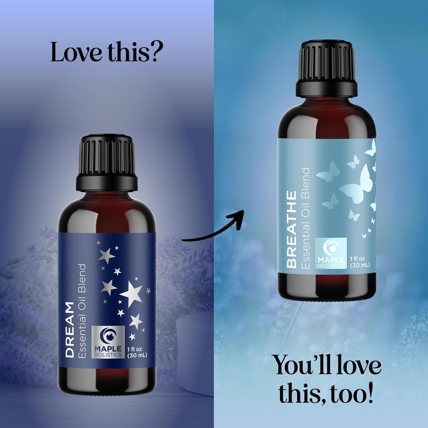 image:imageBreathe Essential Oil for Diffuser Invigorating and Refreshing Breathe Essential Oil Blend with Eucalyptus Peppermint Tea Tree and Mint for Diffusers for Home and Shower Aromatherapy 1 Fl OzDream