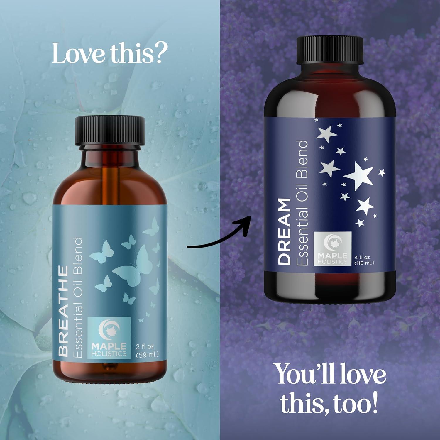 image:imageBreathe Essential Oil for Diffuser Invigorating and Refreshing Breathe Essential Oil Blend with Eucalyptus Peppermint Tea Tree and Mint for Diffusers for Home and Shower Aromatherapy 1 Fl OzBreathe