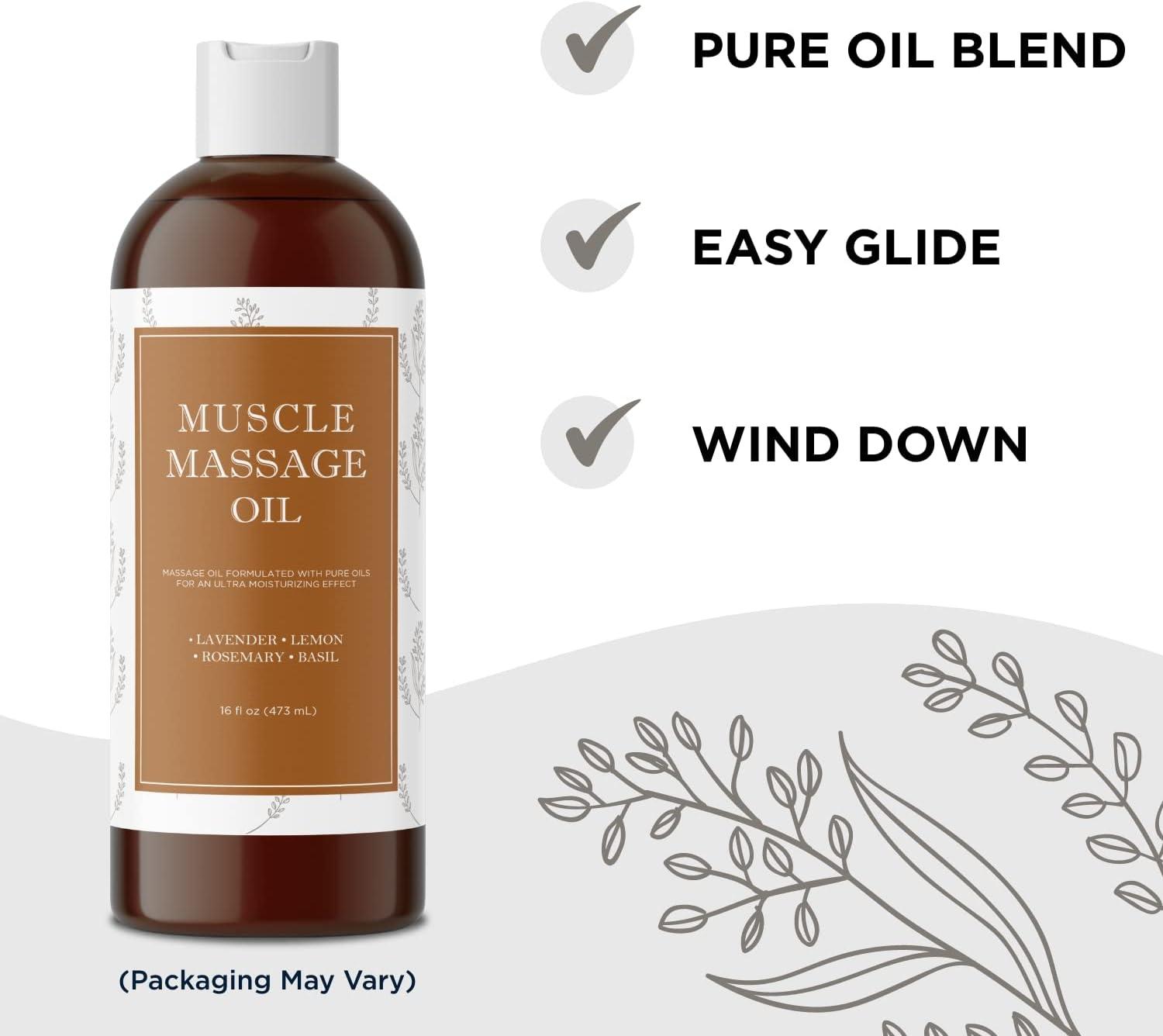 image:imageCalming Massage Oil for Massage Therapy Home Spa Full Body Massage Oil for Sore Muscles for Pro or Home Use with Moisturizing Sweet Almond Oil and Lavender Essential Oil Non Greasy or StainingHerbal Citrus