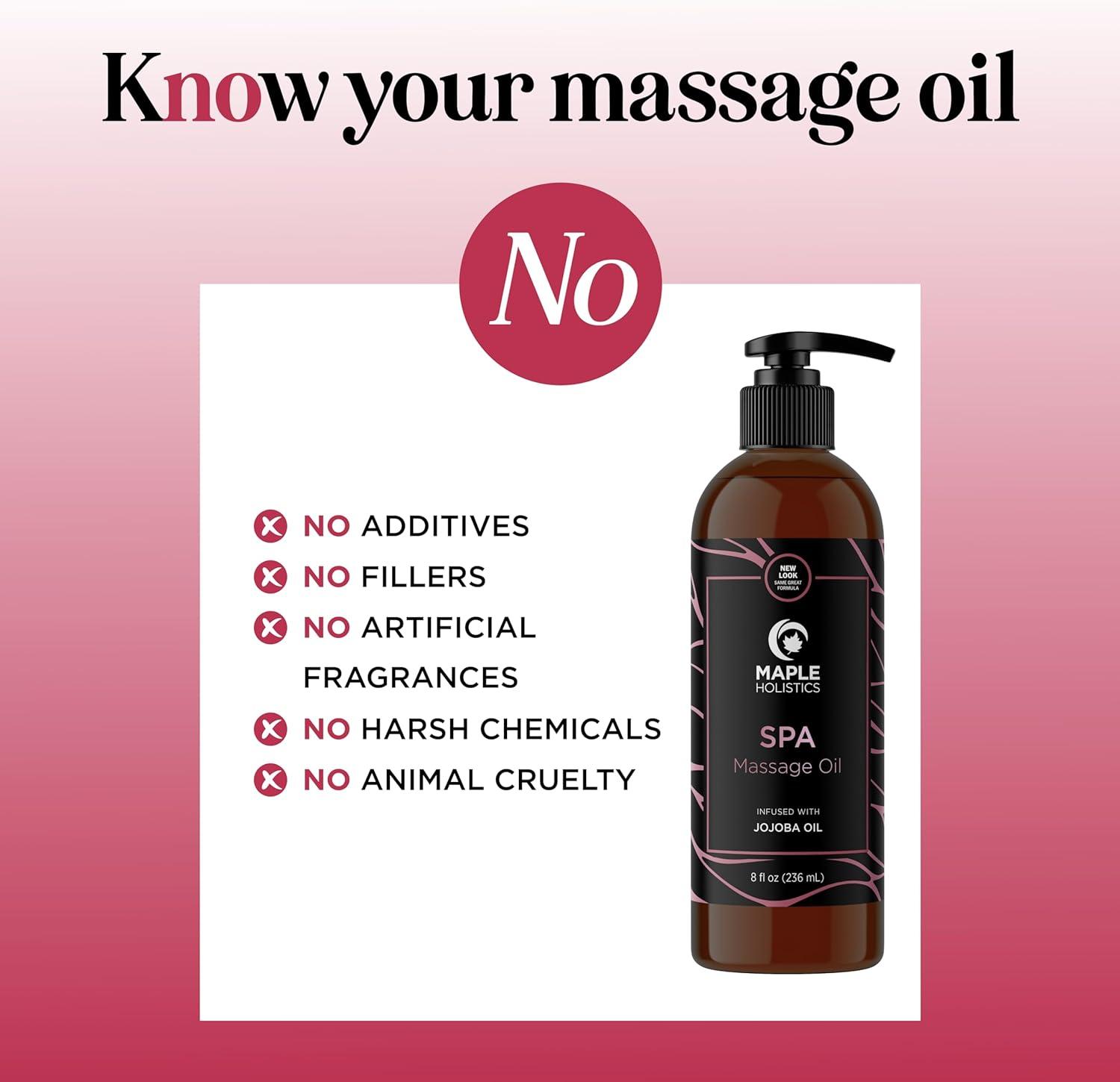 image:imageCalming Massage Oil for Massage Therapy Home Spa Full Body Massage Oil for Sore Muscles for Pro or Home Use with Moisturizing Sweet Almond Oil and Lavender Essential Oil Non Greasy or StainingHerbal