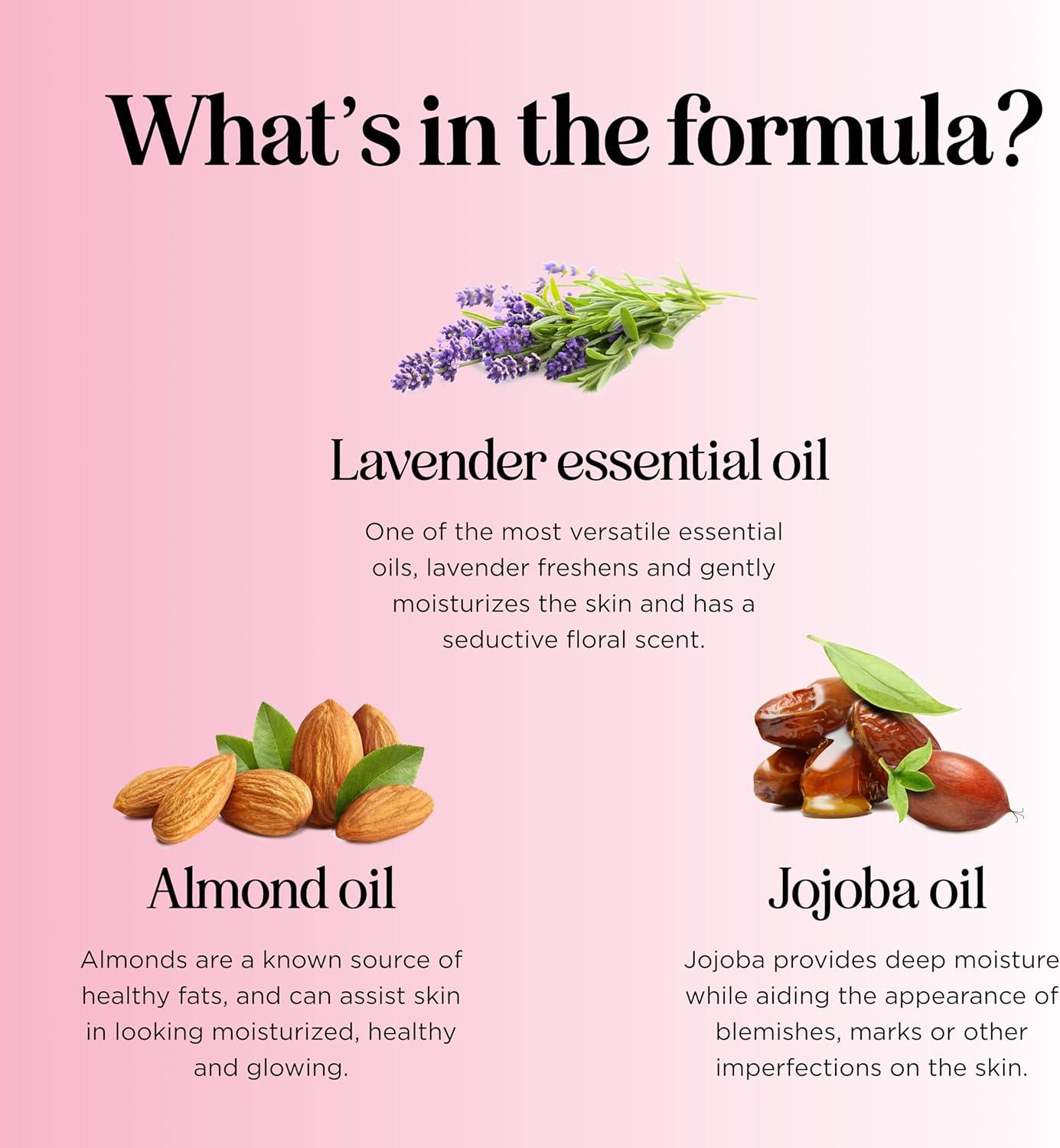 image:imageCalming Massage Oil for Massage Therapy Home Spa Full Body Massage Oil for Sore Muscles for Pro or Home Use with Moisturizing Sweet Almond Oil and Lavender Essential Oil Non Greasy or StainingHerbal