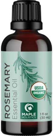 image:imageCertified Organic Rosemary Oil for Hair Pure USDA Organic Rosemary Essential Oil for Hair Skin and Nails Plus Aromatherapy Oil for Dry Scalp Treatment and Enhanced Volume and ShineRosemary