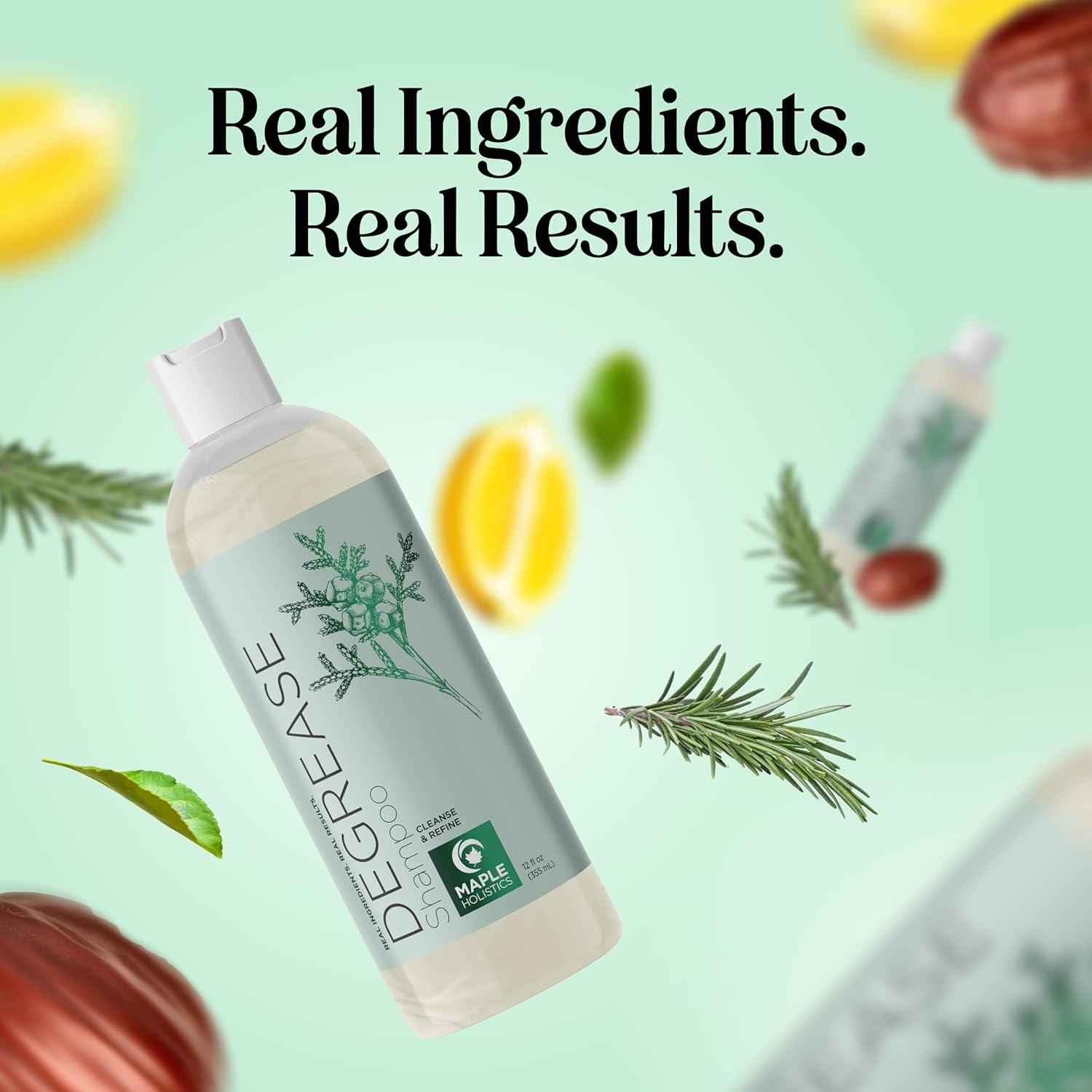image:imageClarifying Shampoo for Oily Hair and Scalp Deep Cleansing Shampoo Build Up Remover with Rosemary Oil Degrease Shampoo for Greasy Hair amp Scalp Vegan Color Safe Sulfate amp Paraben Free 2 PackLemon Oil