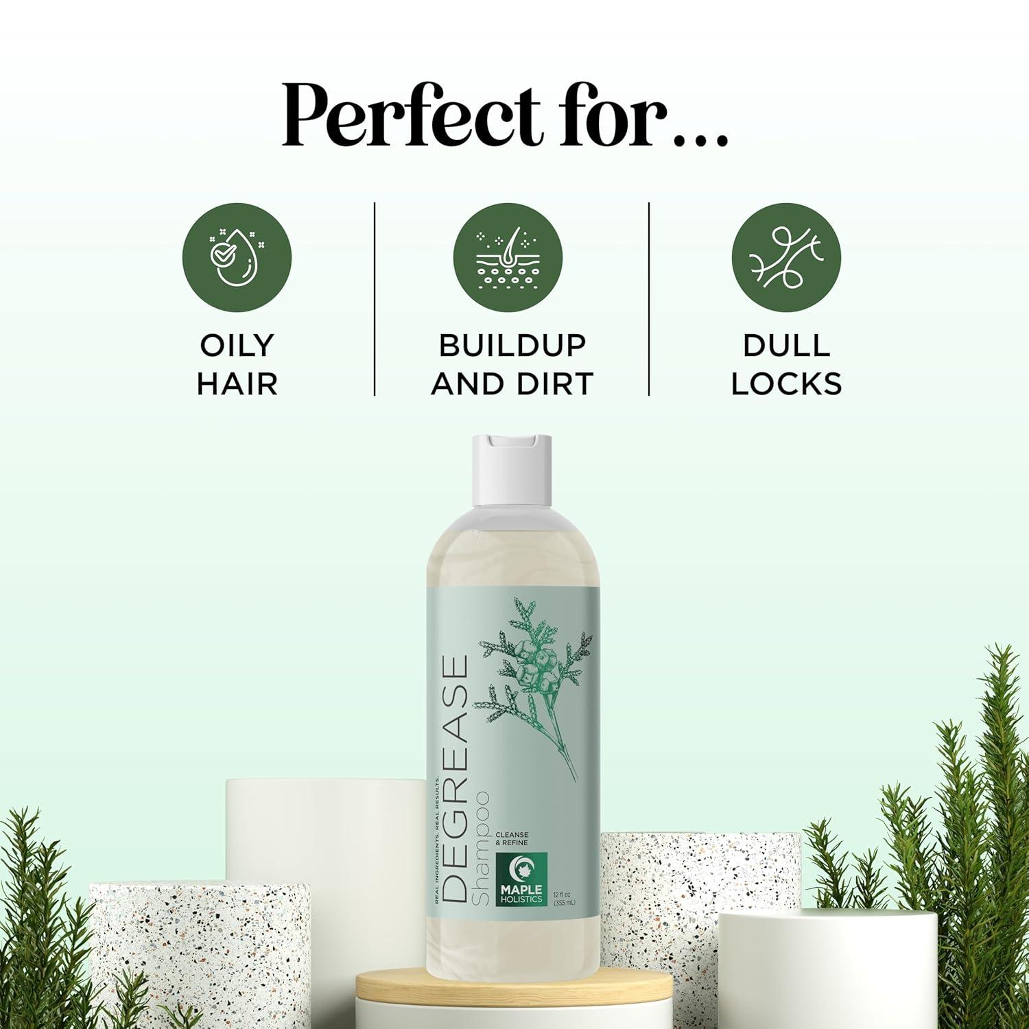 image:imageClarifying Shampoo for Oily Hair and Scalp Deep Cleansing Shampoo Build Up Remover with Rosemary Oil Degrease Shampoo for Greasy Hair amp Scalp Vegan Color Safe Sulfate amp Paraben Free 2 PackLemon Oil