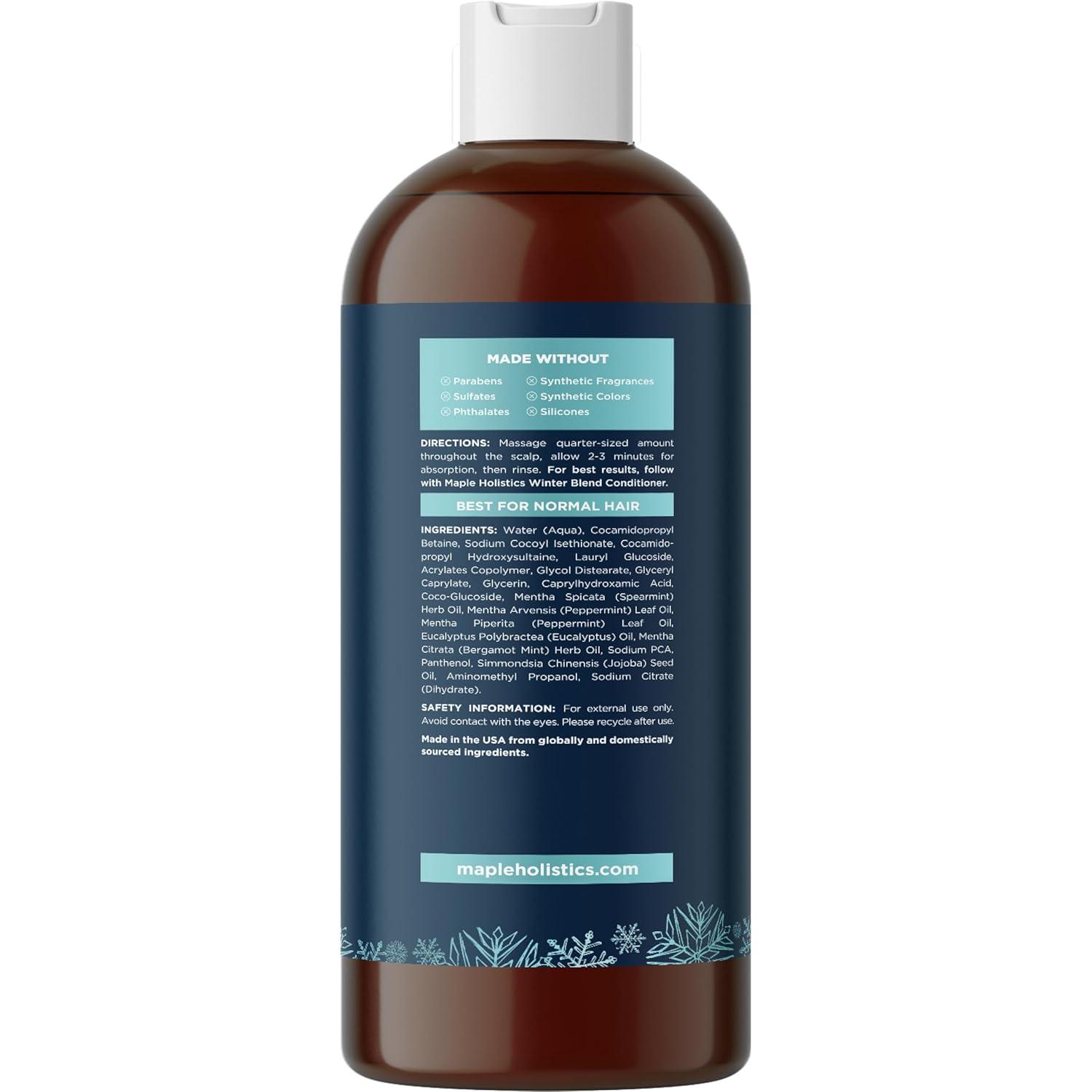 image:imageCleansing Shampoo for Dry Scalp Care Cedarwood and Rosemary Shampoo for Men and Flaky Scalp Moisturizer with Tea Tree Oil for Oily Scalp Deep Clarifying Shampoo for Build Up with Rosemary OilMint