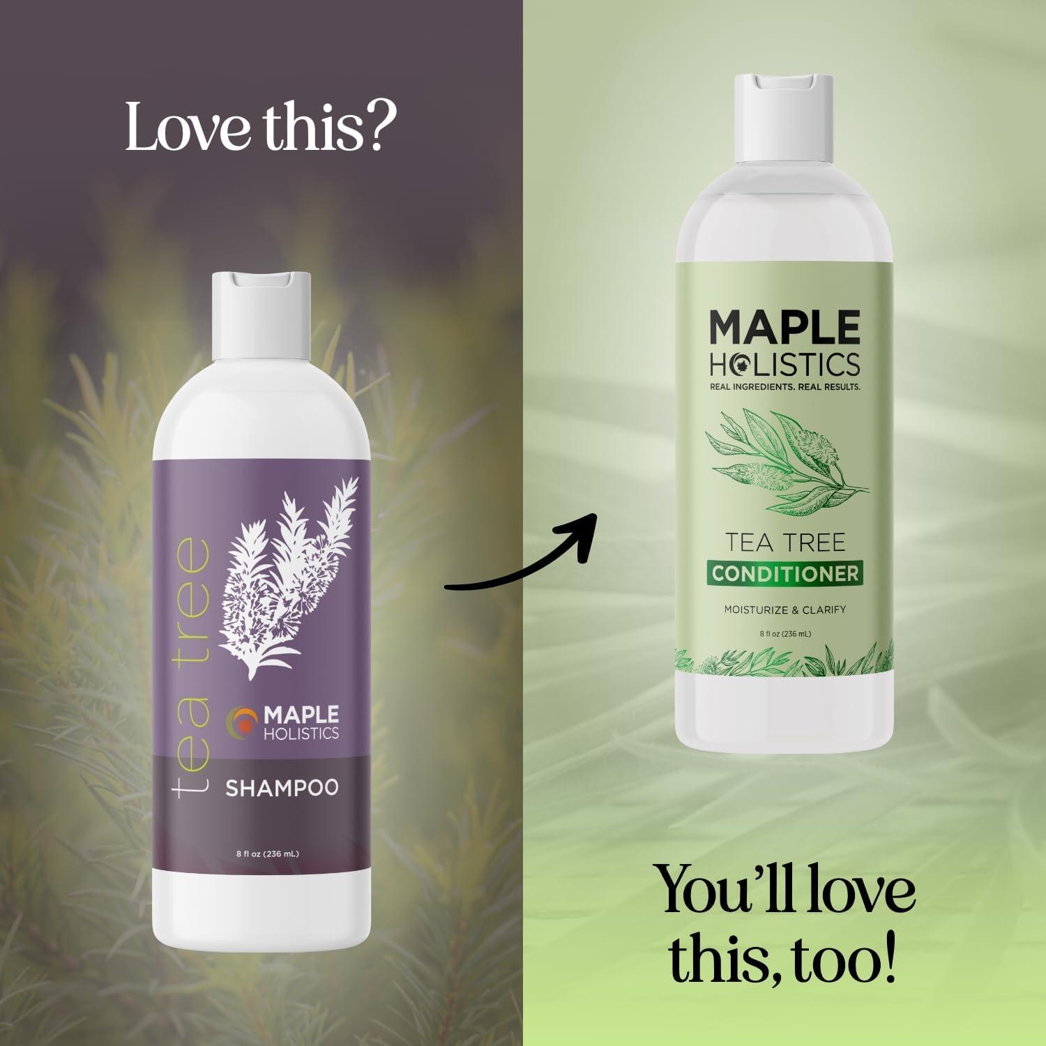 image:imageCleansing Shampoo for Dry Scalp Care Cedarwood and Rosemary Shampoo for Men and Flaky Scalp Moisturizer with Tea Tree Oil for Oily Scalp Deep Clarifying Shampoo for Build Up with Rosemary OilTea Tree