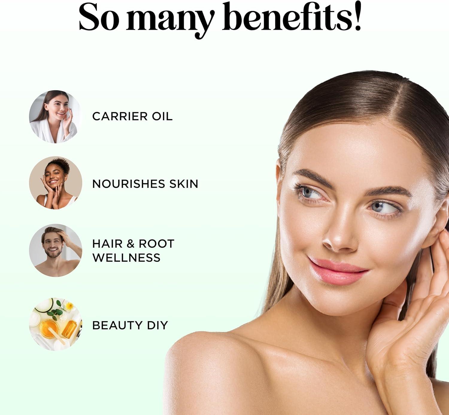 image:imageCold Pressed Sweet Almond Oil Pure Sweet Almond Oil for Skin Care and Moisturizing Body Oil for Men and Women Carrier Oil for Essential Oils Mixing for Hair Skin and Nails DIY Beauty Products 16ozAvocado