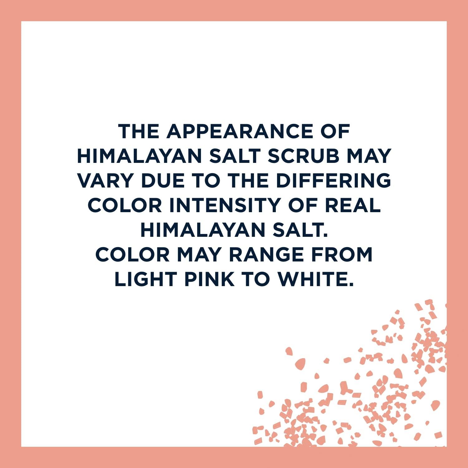 image:imageHimalayan Salt Exfoliating Body Scrub Pink Himalayan Salt Scrub Body Exfoliator with Nourishing Body Oils Hydrolyzed Collagen and Lychee Fruit Essential Oil for Legs Thighs Butt and Full Body Care