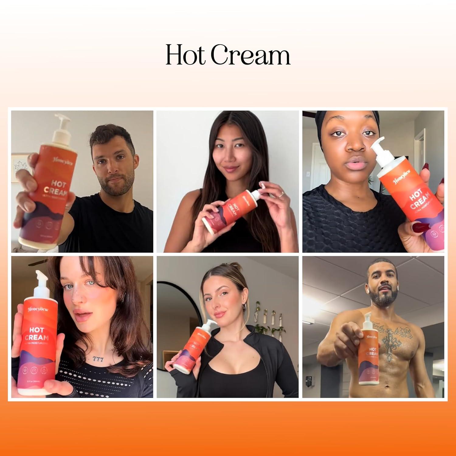 image:imageHot Cream Sweat Enhancer Premium Body Sculpting Sweat Cream with Invigorating Botanical Extracts Extra Strength Cellulite Cream for Thighs Belly and Bum with Firming Body Oils 12 Fl OzMenthol