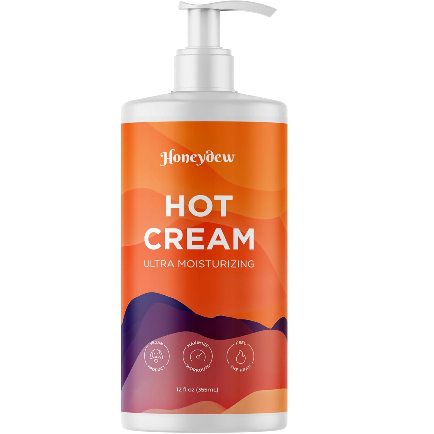 image:imageHot Cream Sweat Enhancer Premium Body Sculpting Sweat Cream with Invigorating Botanical Extracts Extra Strength Cellulite Cream for Thighs Belly and Bum with Firming Body Oils 12 Fl OzMenthol