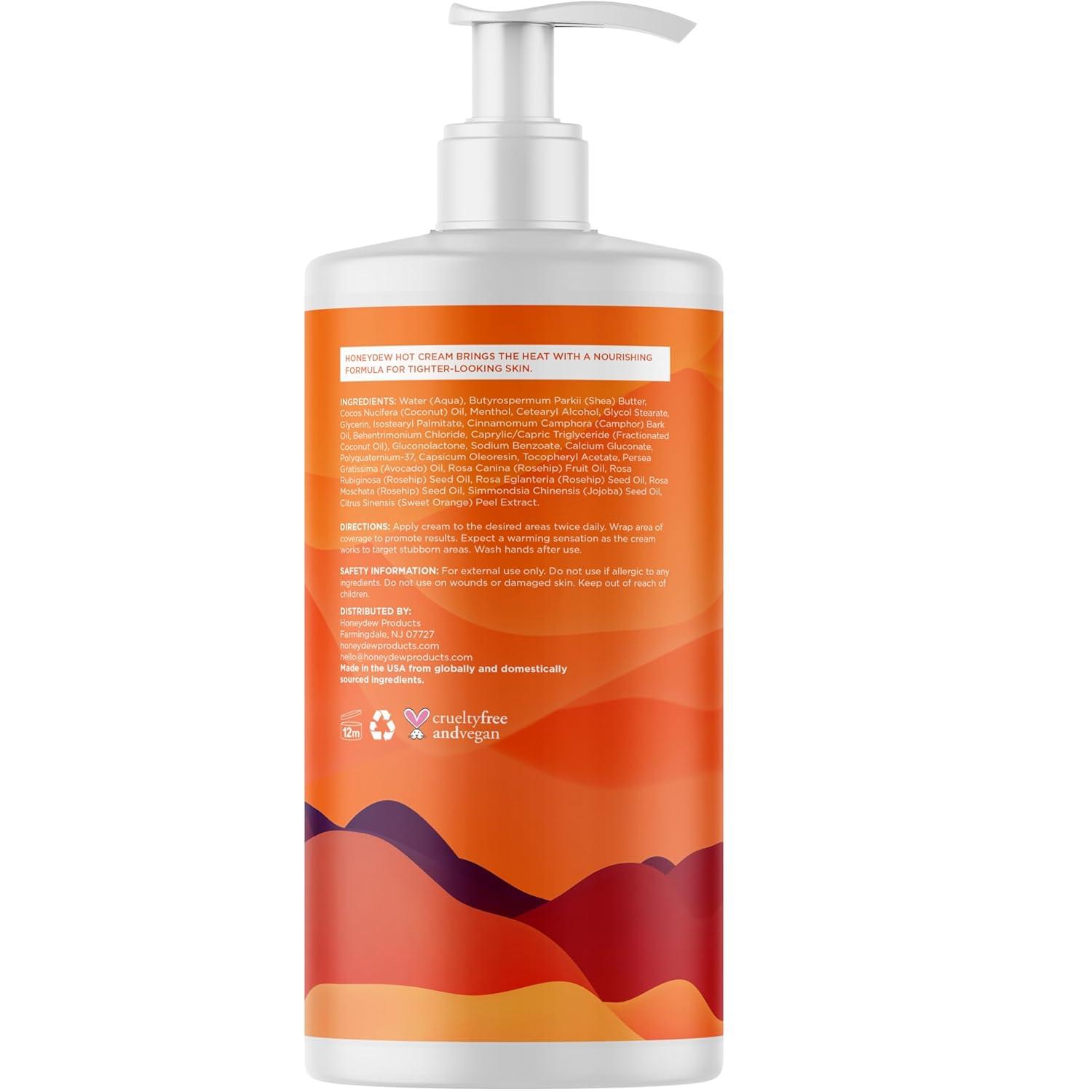 image:imageHot Cream Sweat Enhancer Premium Body Sculpting Sweat Cream with Invigorating Botanical Extracts Extra Strength Cellulite Cream for Thighs Belly and Bum with Firming Body Oils 12 Fl OzMenthol