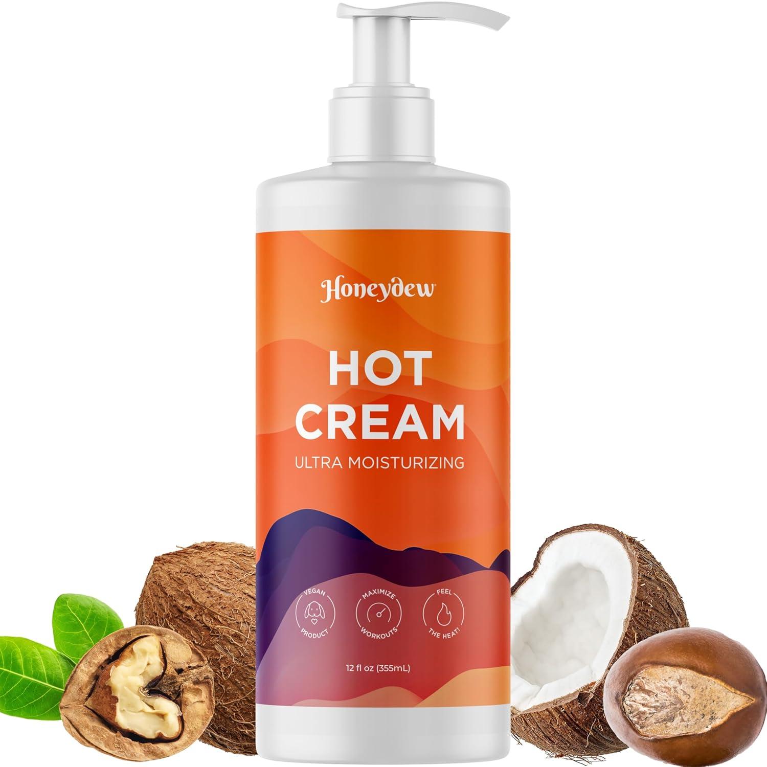 image:imageHot Cream Sweat Enhancer Premium Body Sculpting Sweat Cream with Invigorating Botanical Extracts Extra Strength Cellulite Cream for Thighs Belly and Bum with Firming Body Oils 12 Fl OzMenthol