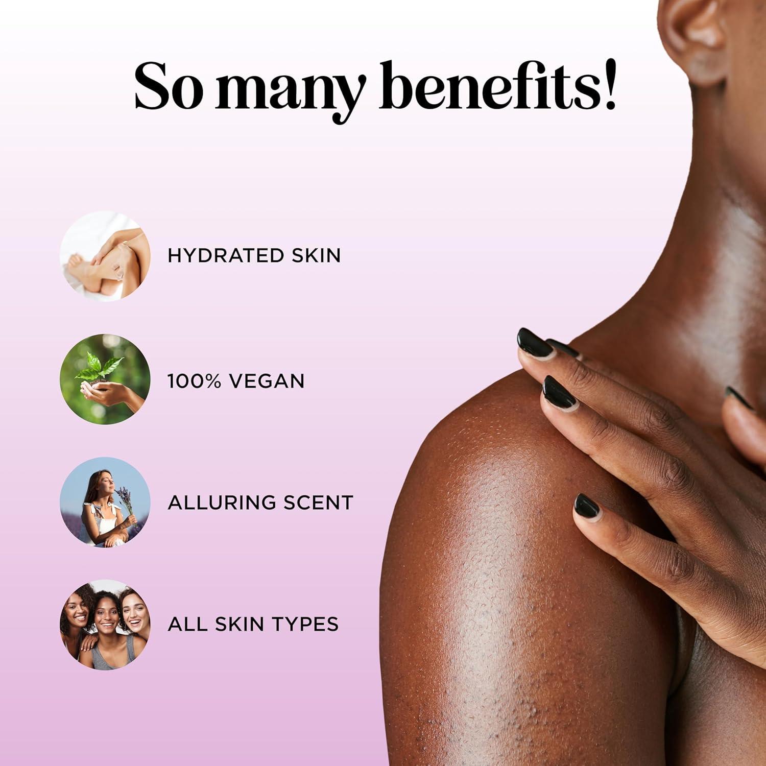 image:imageLuxurious Vanilla Massage Oil for Couples Easy Glide Non Greasy Sweet Vanilla Sensual Massage Oils for Date Night with Silky Smooth Sweet Almond Oil Coconut and Jojoba Vegan Non GMO amp Gluten FreeLavender
