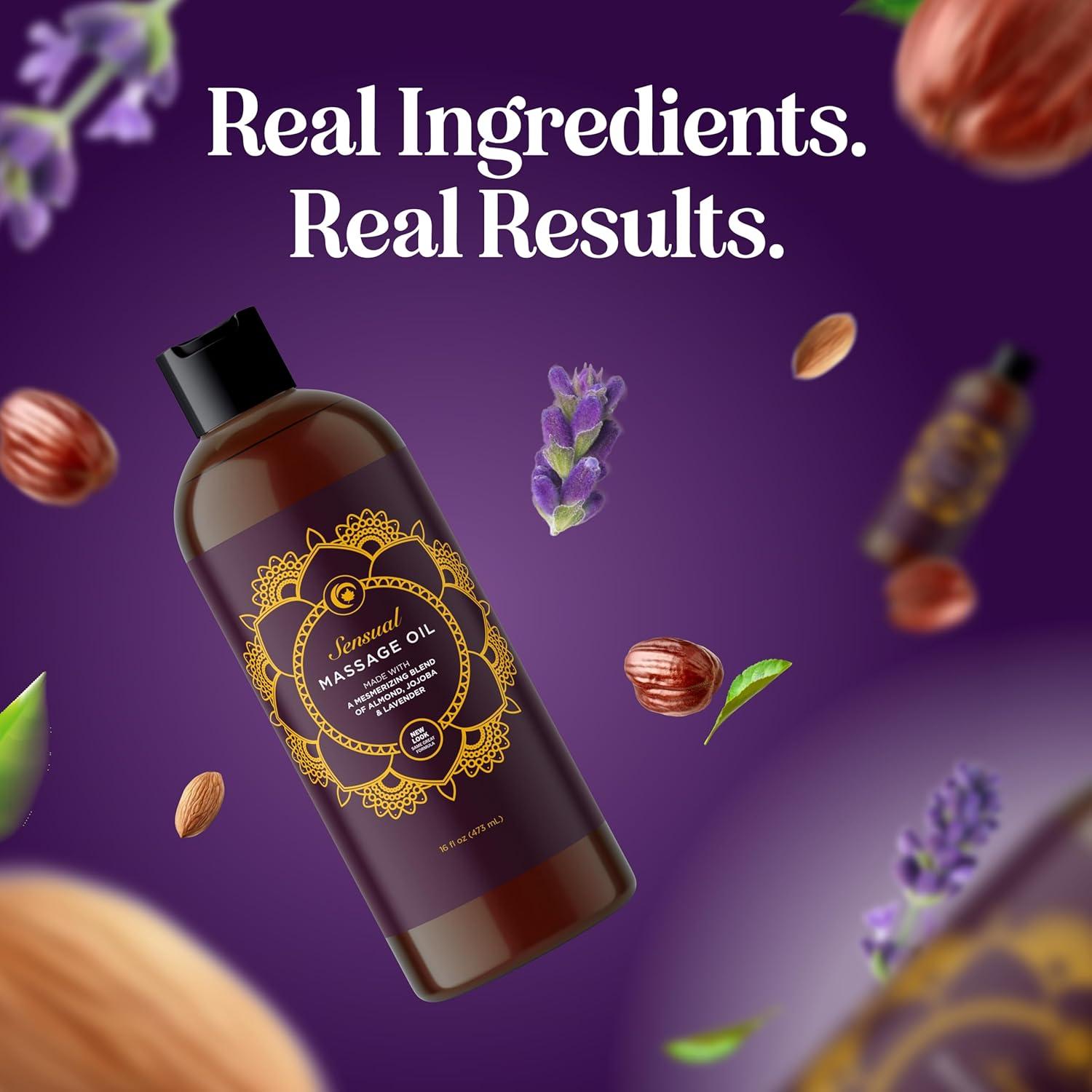 image:imageLuxurious Vanilla Massage Oil for Couples Easy Glide Non Greasy Sweet Vanilla Sensual Massage Oils for Date Night with Silky Smooth Sweet Almond Oil Coconut and Jojoba Vegan Non GMO amp Gluten FreeLavender