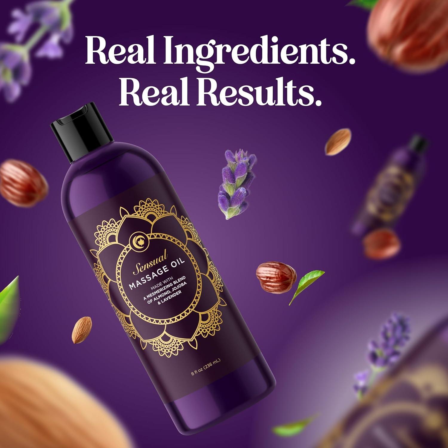 image:imageLuxurious Vanilla Massage Oil for Couples Easy Glide Non Greasy Sweet Vanilla Sensual Massage Oils for Date Night with Silky Smooth Sweet Almond Oil Coconut and Jojoba Vegan Non GMO amp Gluten FreeLavender