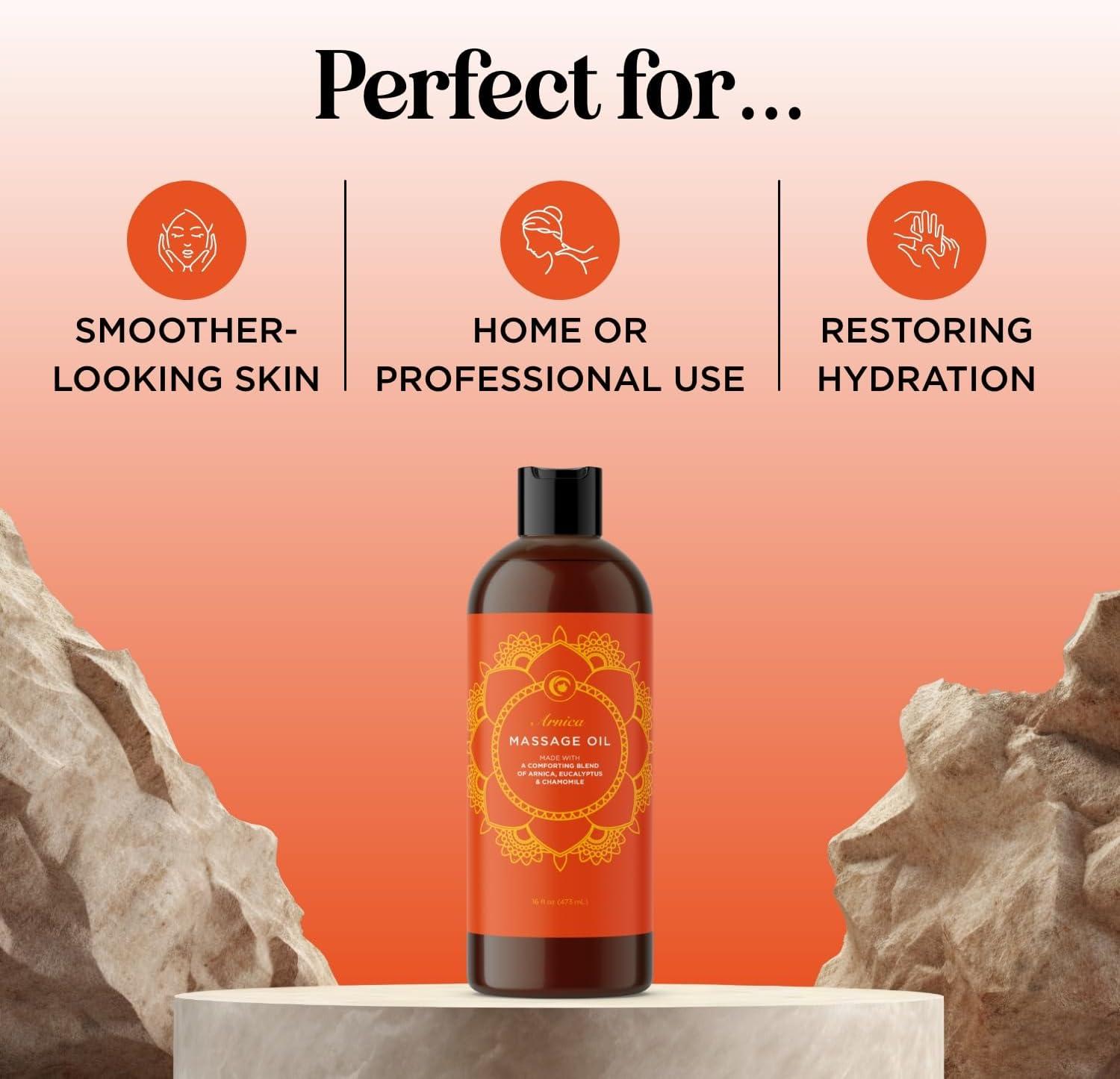 image:imageLuxurious Vanilla Massage Oil for Couples Easy Glide Non Greasy Sweet Vanilla Sensual Massage Oils for Date Night with Silky Smooth Sweet Almond Oil Coconut and Jojoba Vegan Non GMO amp Gluten FreeArnica