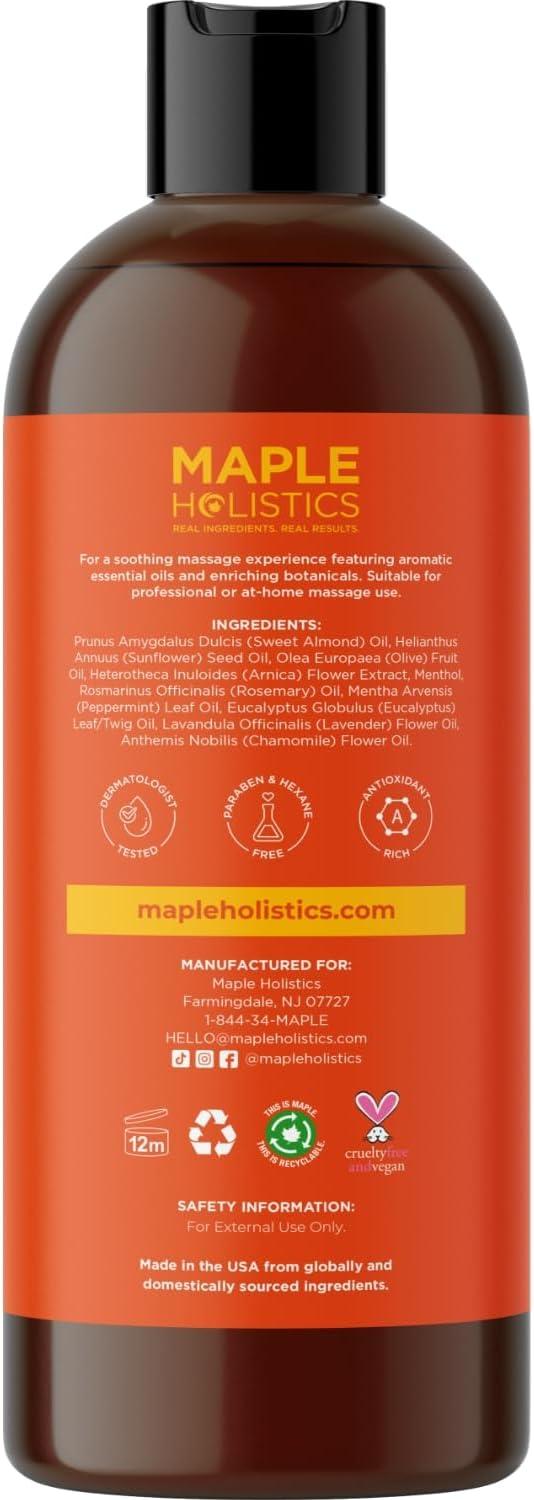 image:imageLuxurious Vanilla Massage Oil for Couples Easy Glide Non Greasy Sweet Vanilla Sensual Massage Oils for Date Night with Silky Smooth Sweet Almond Oil Coconut and Jojoba Vegan Non GMO amp Gluten FreeArnica
