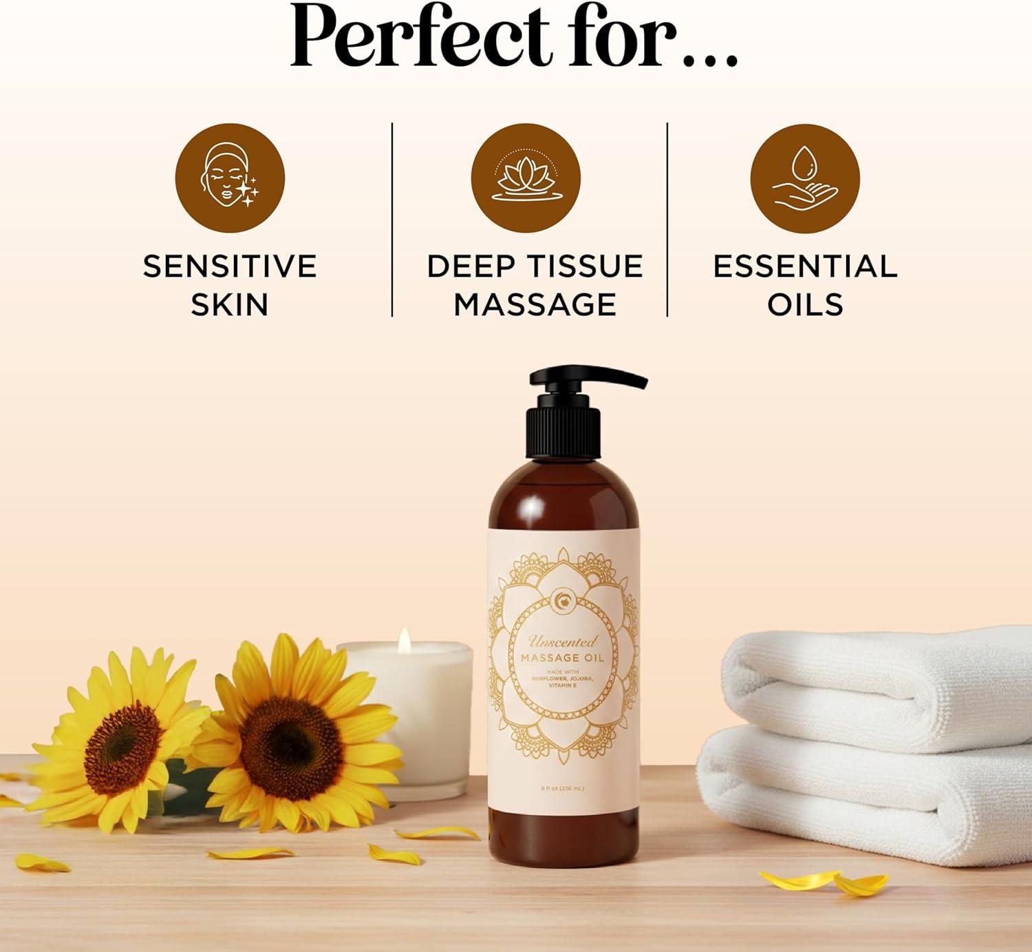 image:imageLuxurious Vanilla Massage Oil for Couples Easy Glide Non Greasy Sweet Vanilla Sensual Massage Oils for Date Night with Silky Smooth Sweet Almond Oil Coconut and Jojoba Vegan Non GMO amp Gluten FreeUnscented