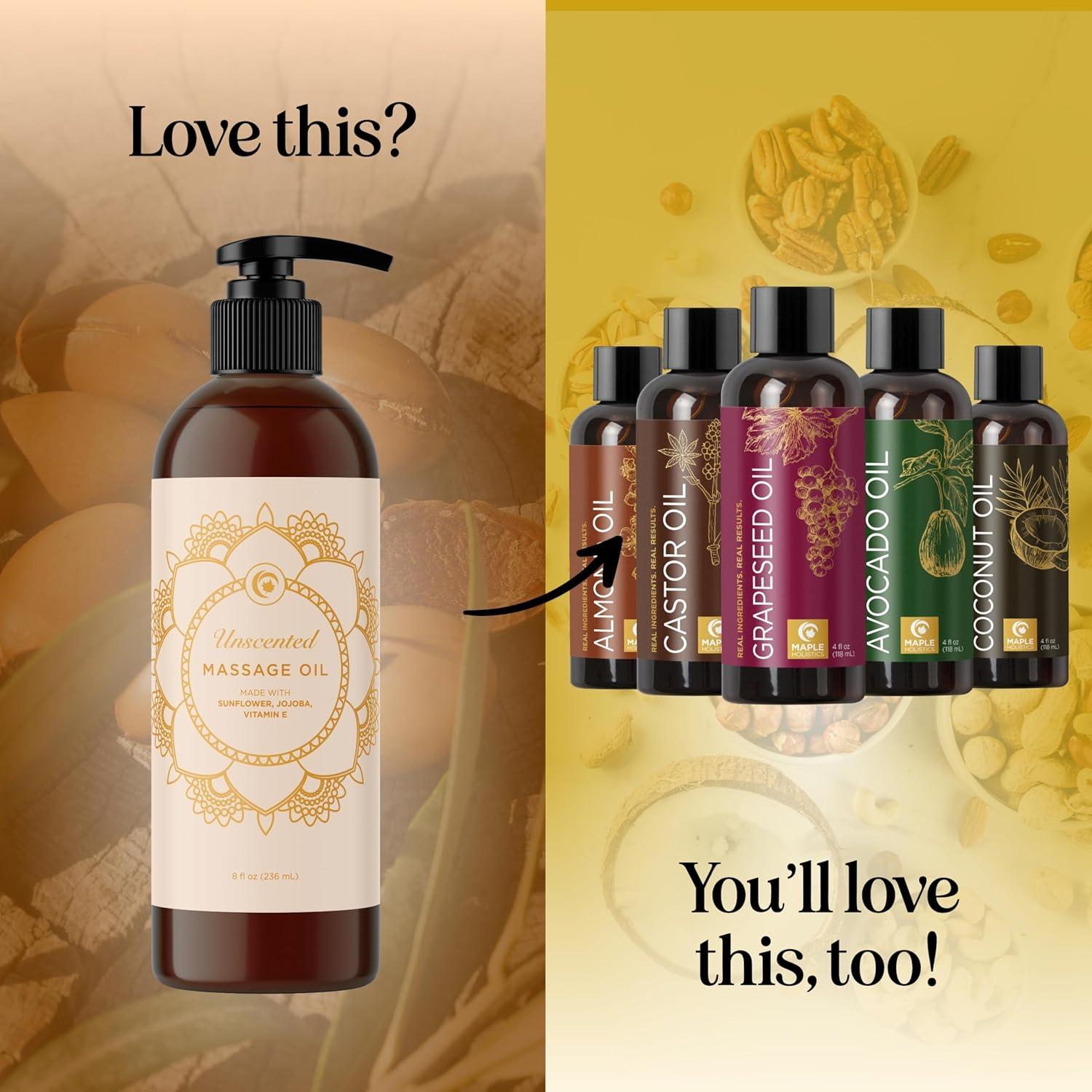 image:imageLuxurious Vanilla Massage Oil for Couples Easy Glide Non Greasy Sweet Vanilla Sensual Massage Oils for Date Night with Silky Smooth Sweet Almond Oil Coconut and Jojoba Vegan Non GMO amp Gluten FreeUnscented