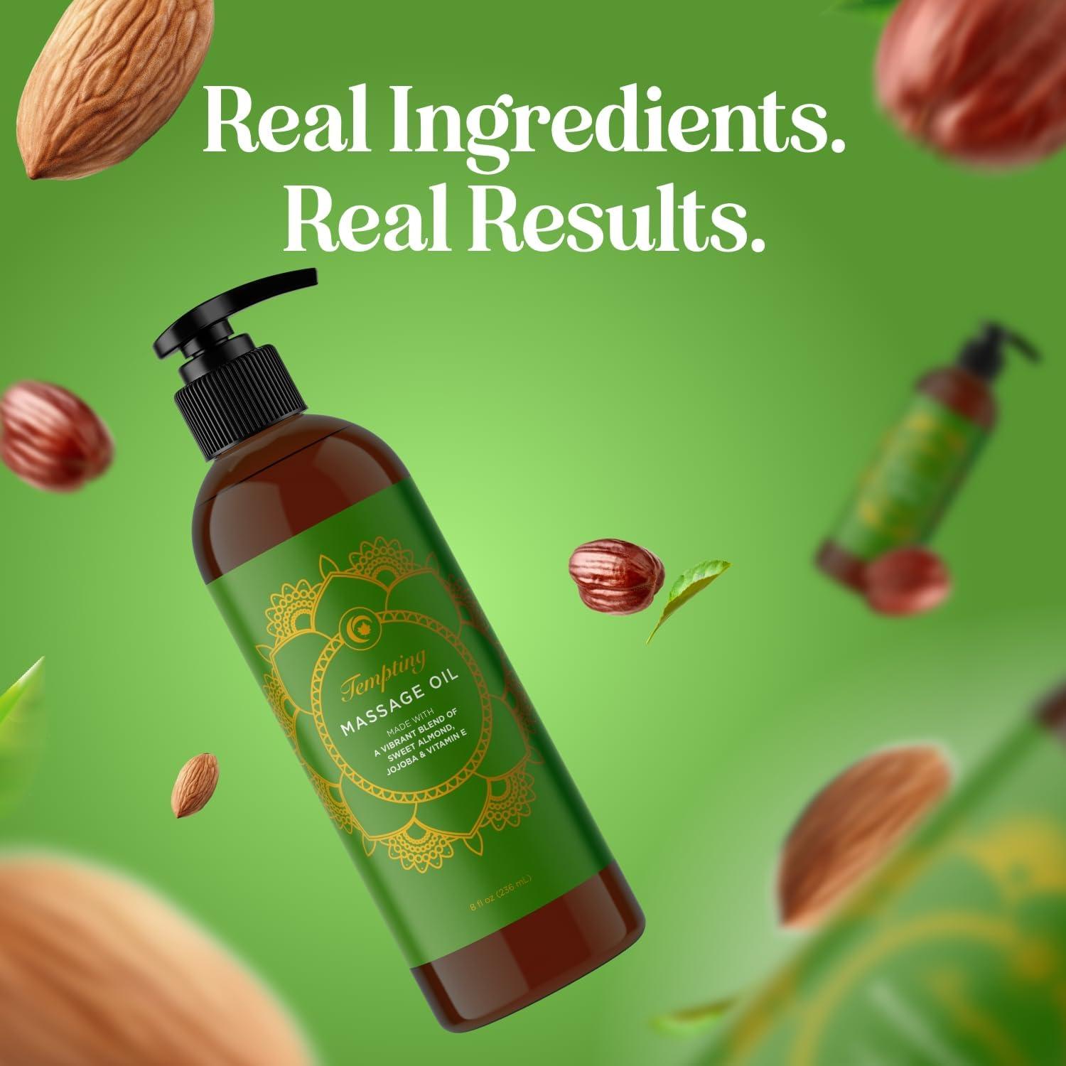 image:imageLuxurious Vanilla Massage Oil for Couples Easy Glide Non Greasy Sweet Vanilla Sensual Massage Oils for Date Night with Silky Smooth Sweet Almond Oil Coconut and Jojoba Vegan Non GMO amp Gluten FreeTropical